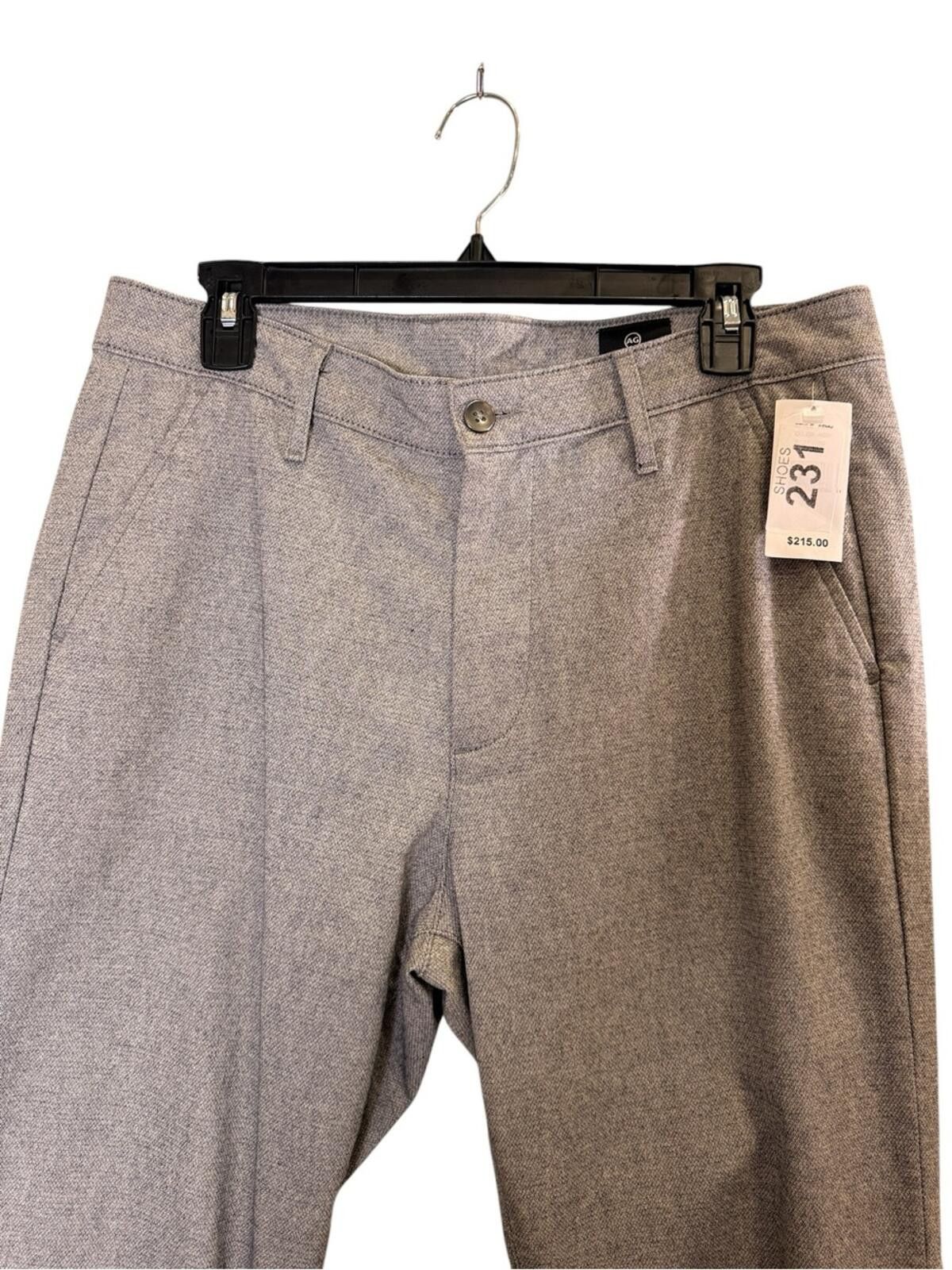 AG Adriano Goldschmied Ag Adriano Goldschmied Men's Gray Cotton Pant Sz 32 Size US 32 / EU 48 - 2 Thumbnail