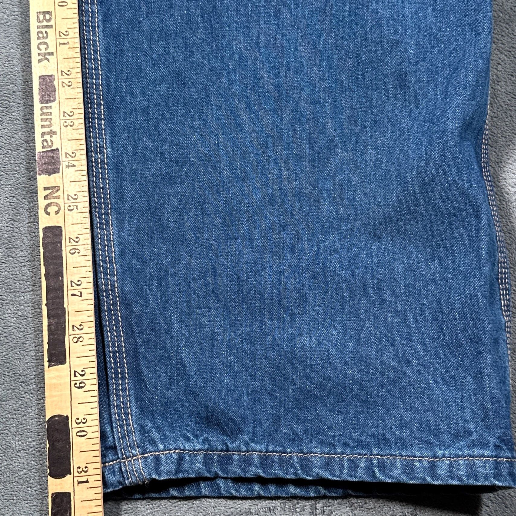 Carhartt VINTAGE Carhartt Workwear Jeans Mens 42x32 Blue Denim Flame Resistant Industrial Pants Size US 42 / EU 58 - 5 Thumbnail