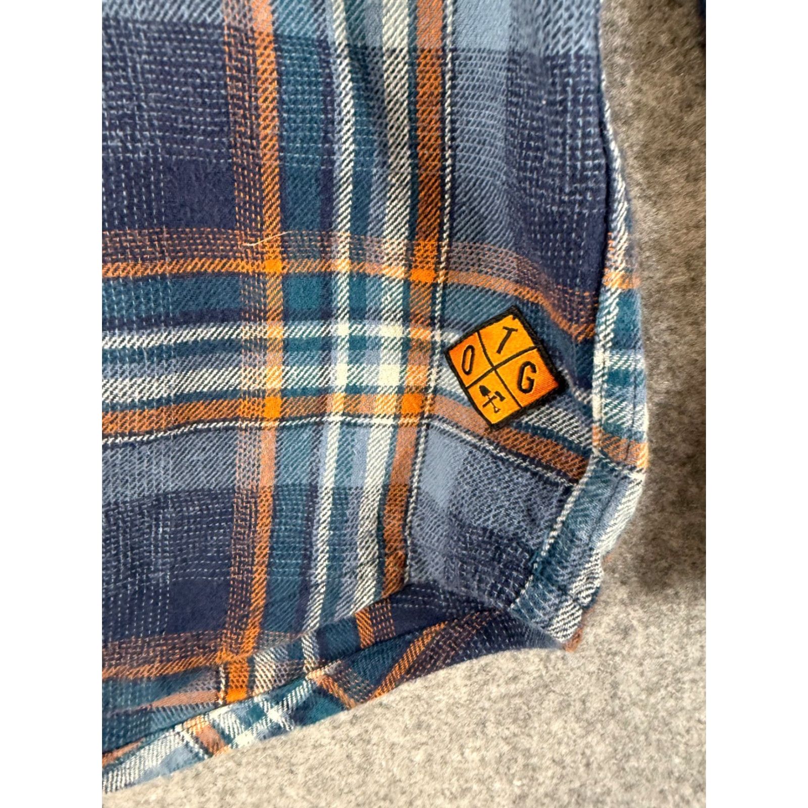 Vintage Off The Grid Shirt Mens L Blue Plaid Destroyer Flannel Button-Up Outdoor Adventure Pockets Shirt Mens L Blue Plaid Destroyer Flannel Button-Up Size US L / EU 52-54 / 3 - 6 Thumbnail