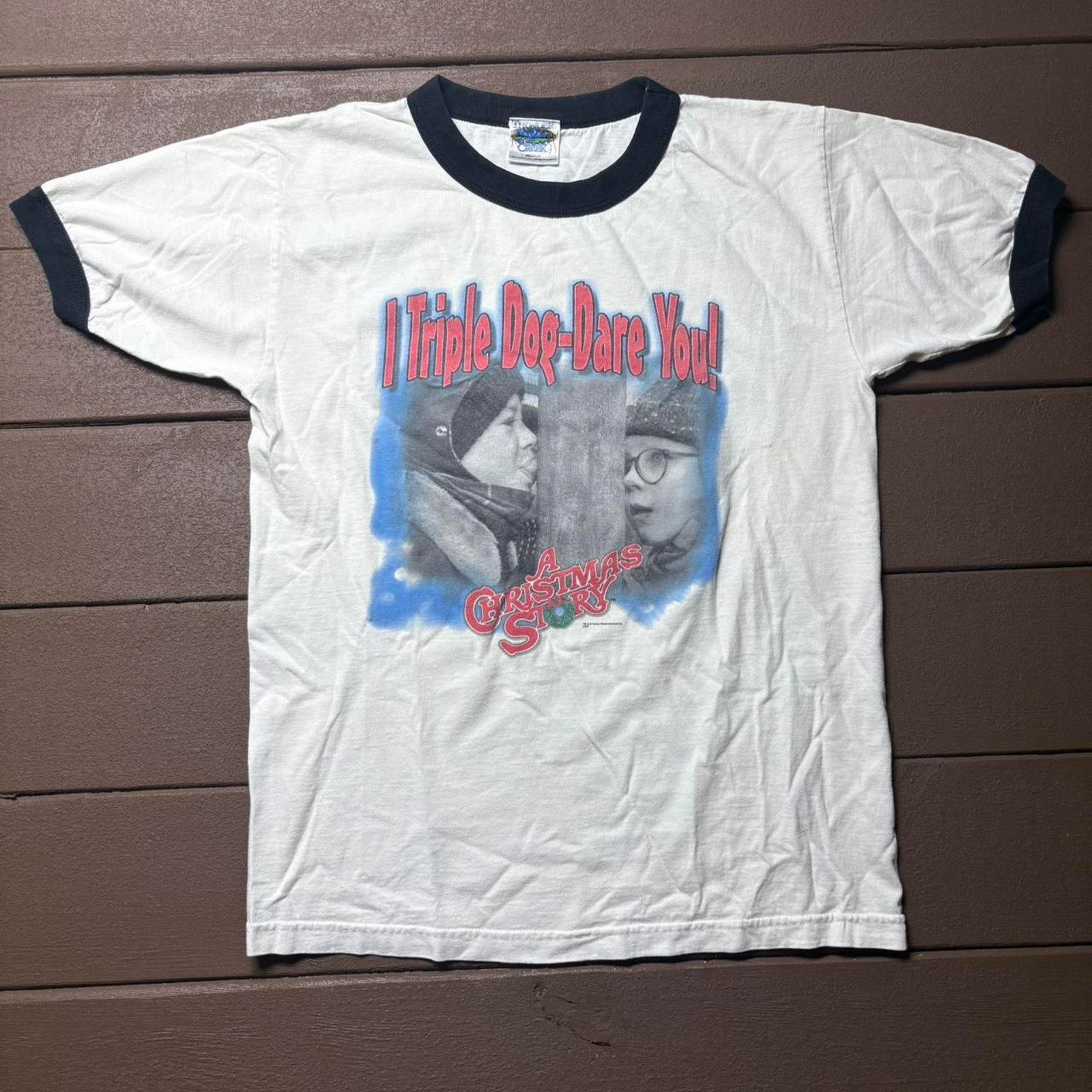 Other Vintage A Christmas Story Movie Ringer Shirt Size US M / EU 48-50 / 2 - 1 Thumbnail