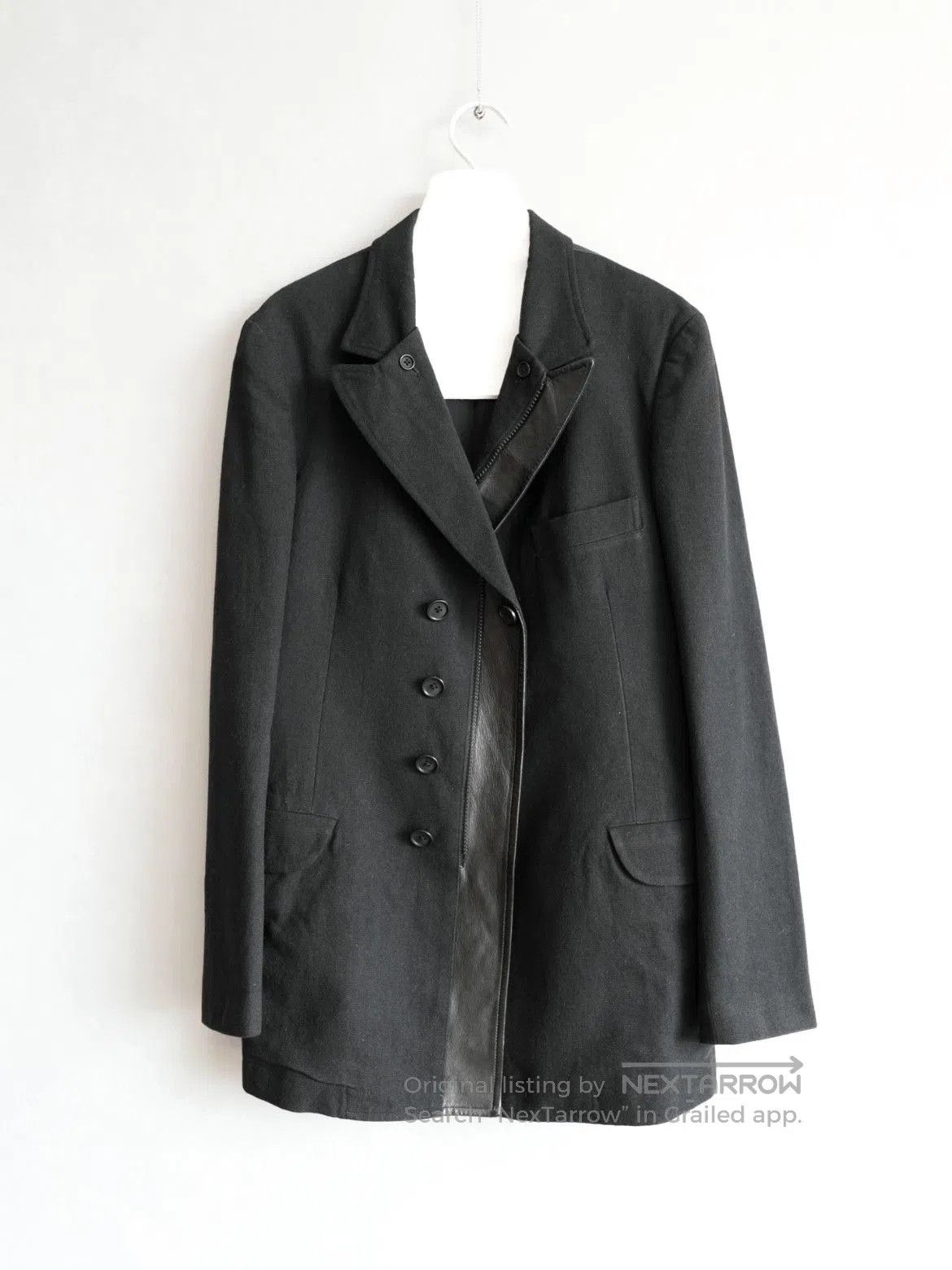 Yohji Yamamoto Sz 2 Yohji Yamamoto Pour Homme 13AW Leather Joint Jacket. Size US M / EU 48-50 / 2 - 1 Thumbnail