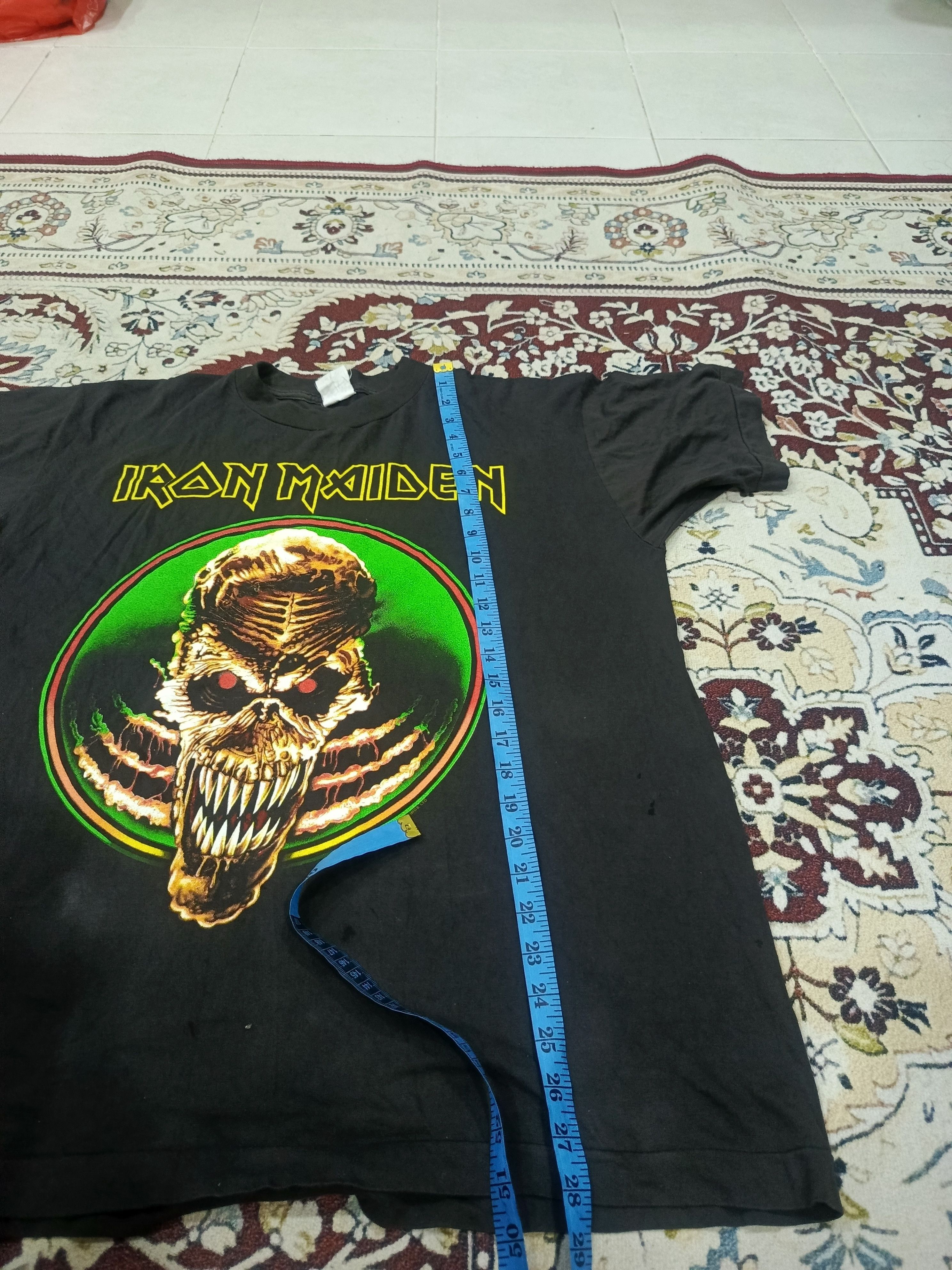 Iron Maiden Vintage 90s iron maiden Size US XL / EU 56 / 4 - 7 Thumbnail