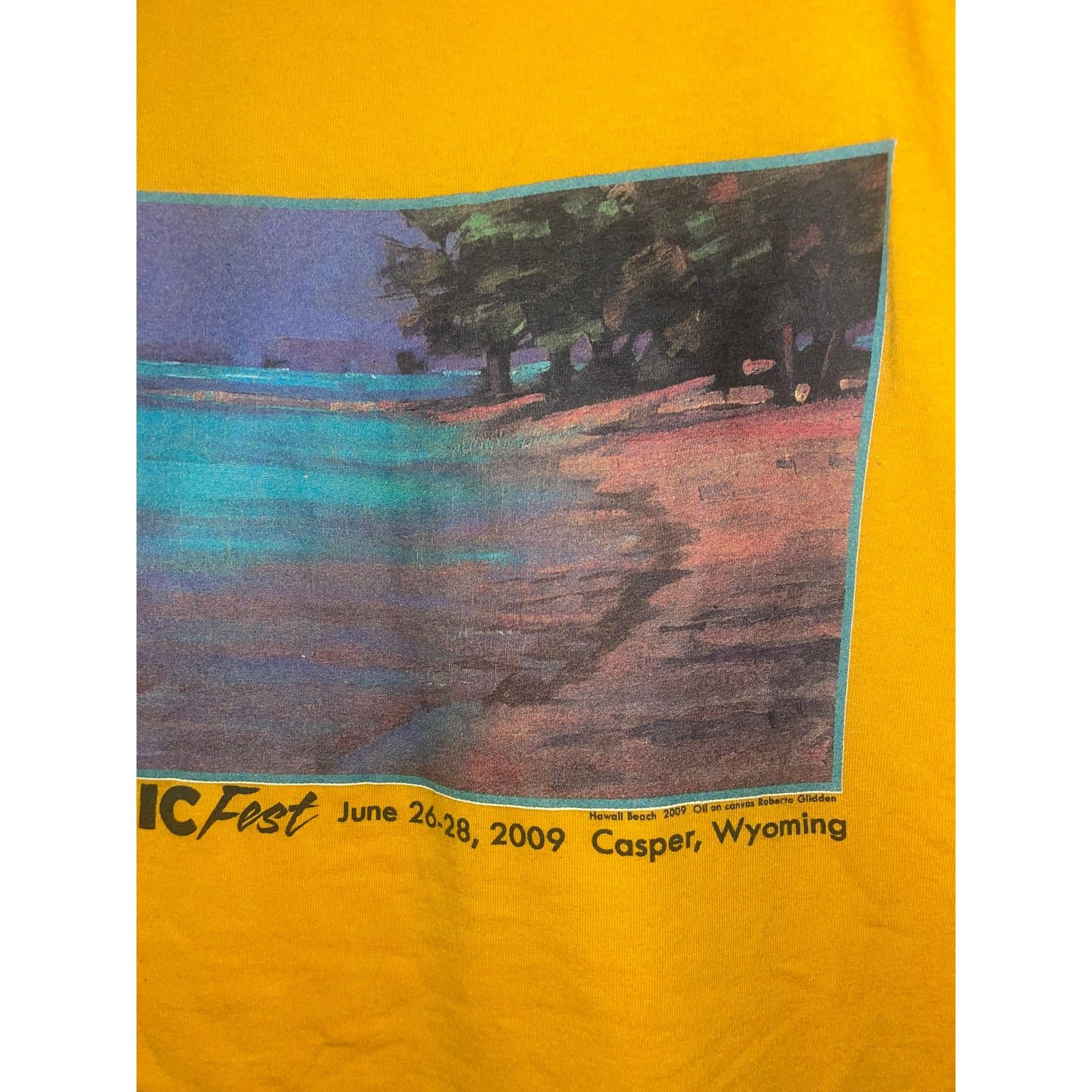 Gildan Vintage Hawaii Beach Shirt Nic Fest Casper Art Tee L Large Size US L / EU 52-54 / 3 - 3 Thumbnail