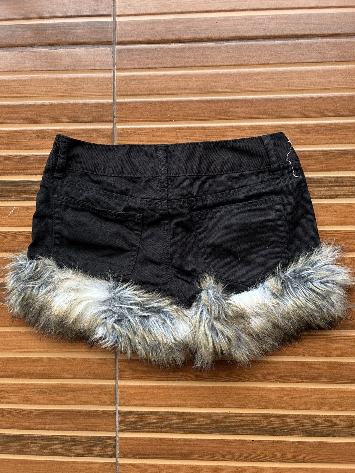 Isamu Katayama Backlash × Japanese Brand Dig deep japanese fur denim short wash Ifsixwasnine kmrii Size 29" - 4 Thumbnail