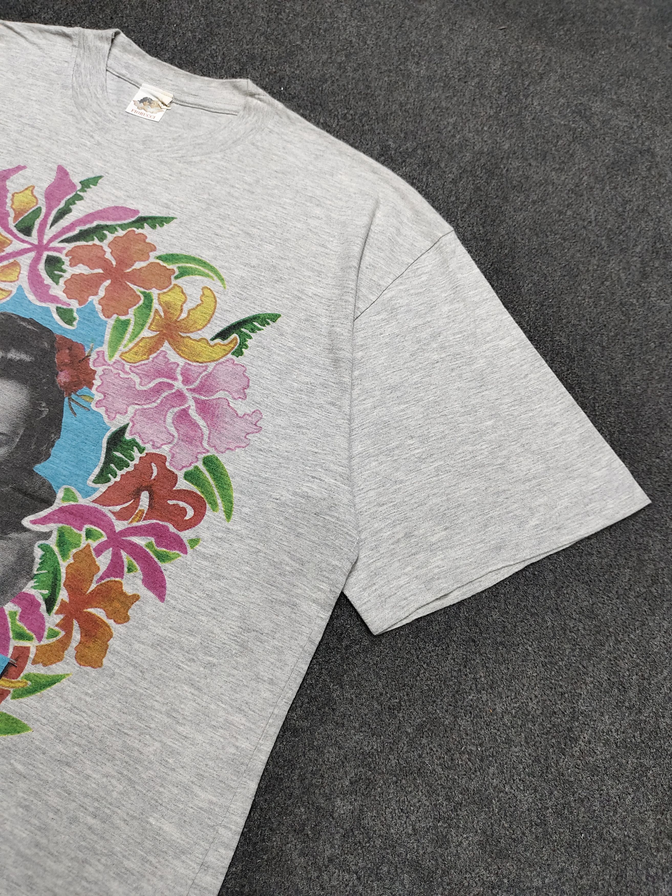 Fiorucci 2000s Fiorucci Japan- Rare Pop Floral Portrait T-Shirt Size US M / EU 48-50 / 2 - 3 Thumbnail
