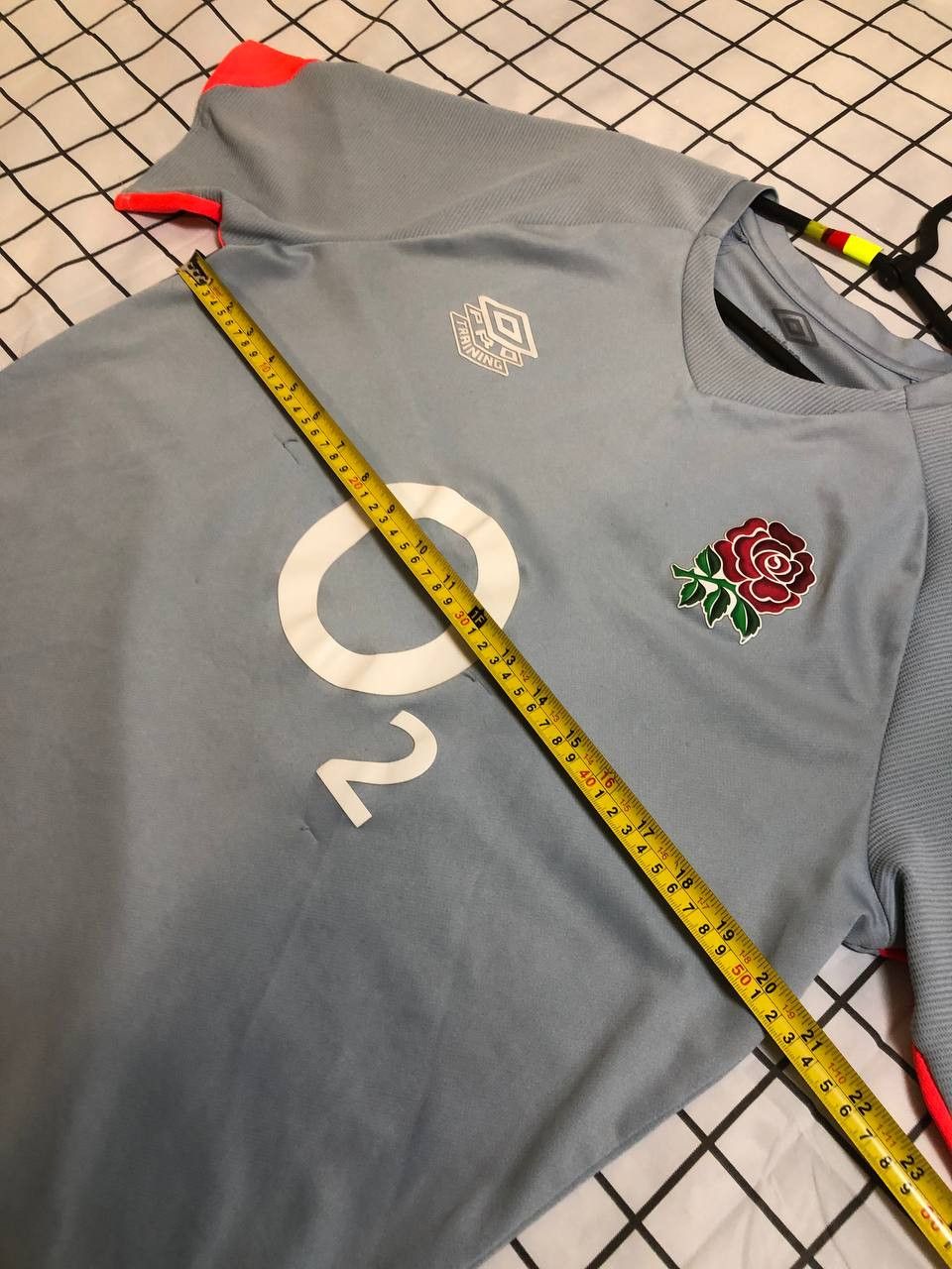Umbro ENGLAND Rugby Training Shirt Umbro Grey Short Sleeve Size US L / EU 52-54 / 3 - 2 Thumbnail