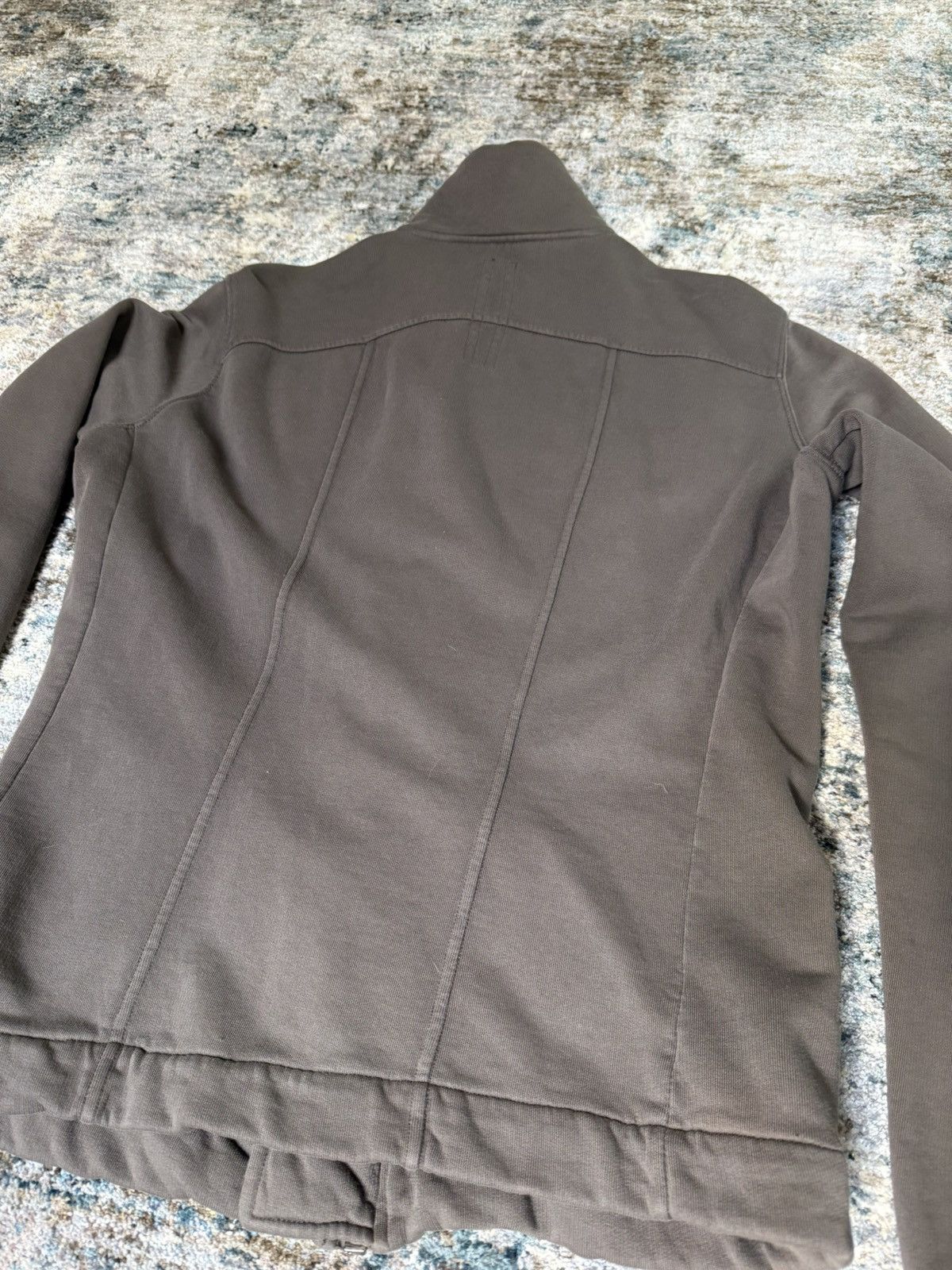 Rick Owens Rick Owens Dark Dust Asymmetrical Zip Mollino Sweatshirt Size US M / EU 48-50 / 2 - 6 Thumbnail