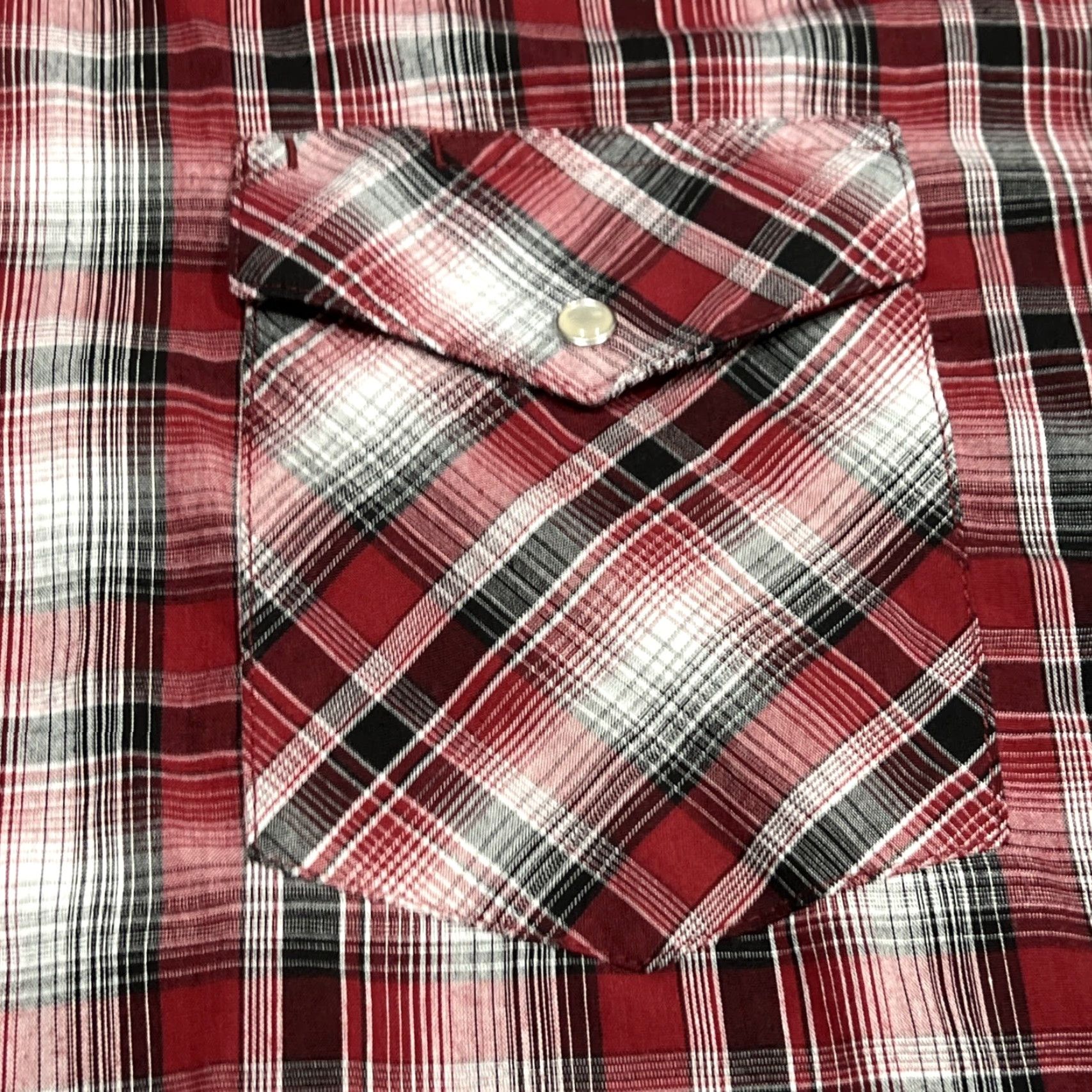 Wrangler Wrangler Western Shirt Men 2XL Pearl Snap Long Sleeve Pockets Cotton Polyester Shirt Mens Regular Color Multicolor Western 2XL Pearl Snap Size US XXL / EU 58 / 5 - 4 Thumbnail