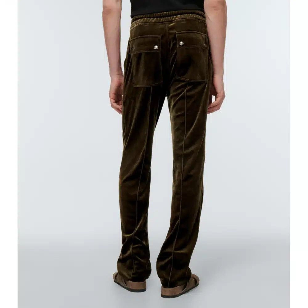 Tom Ford o1w1db10225 JAL004 Velvet Sweatpants & Joggers in Brown Size US 36 / EU 52 - 2 Thumbnail