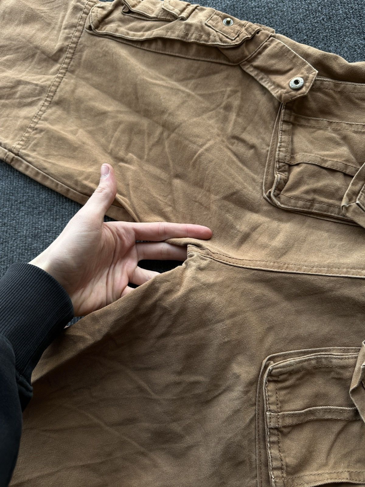 Other 🚨RARE 90s MULTIPOCKET Stone Wash BROWN Jeans Mens 30 Size US 30 / EU 46 - 13 Thumbnail