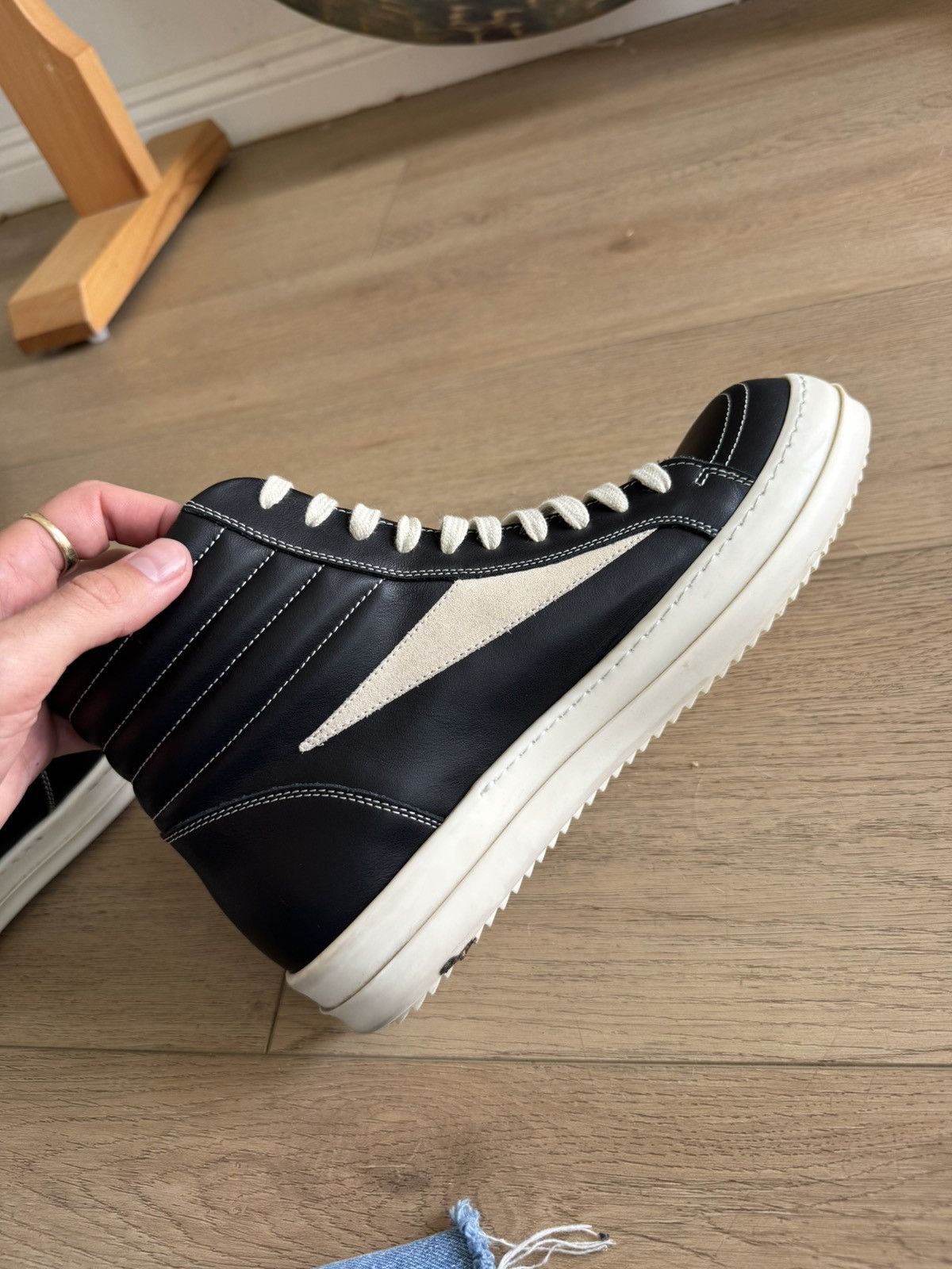 Rick Owens Leather Vans Vintage Size US 11 / EU 44 - 5 Thumbnail