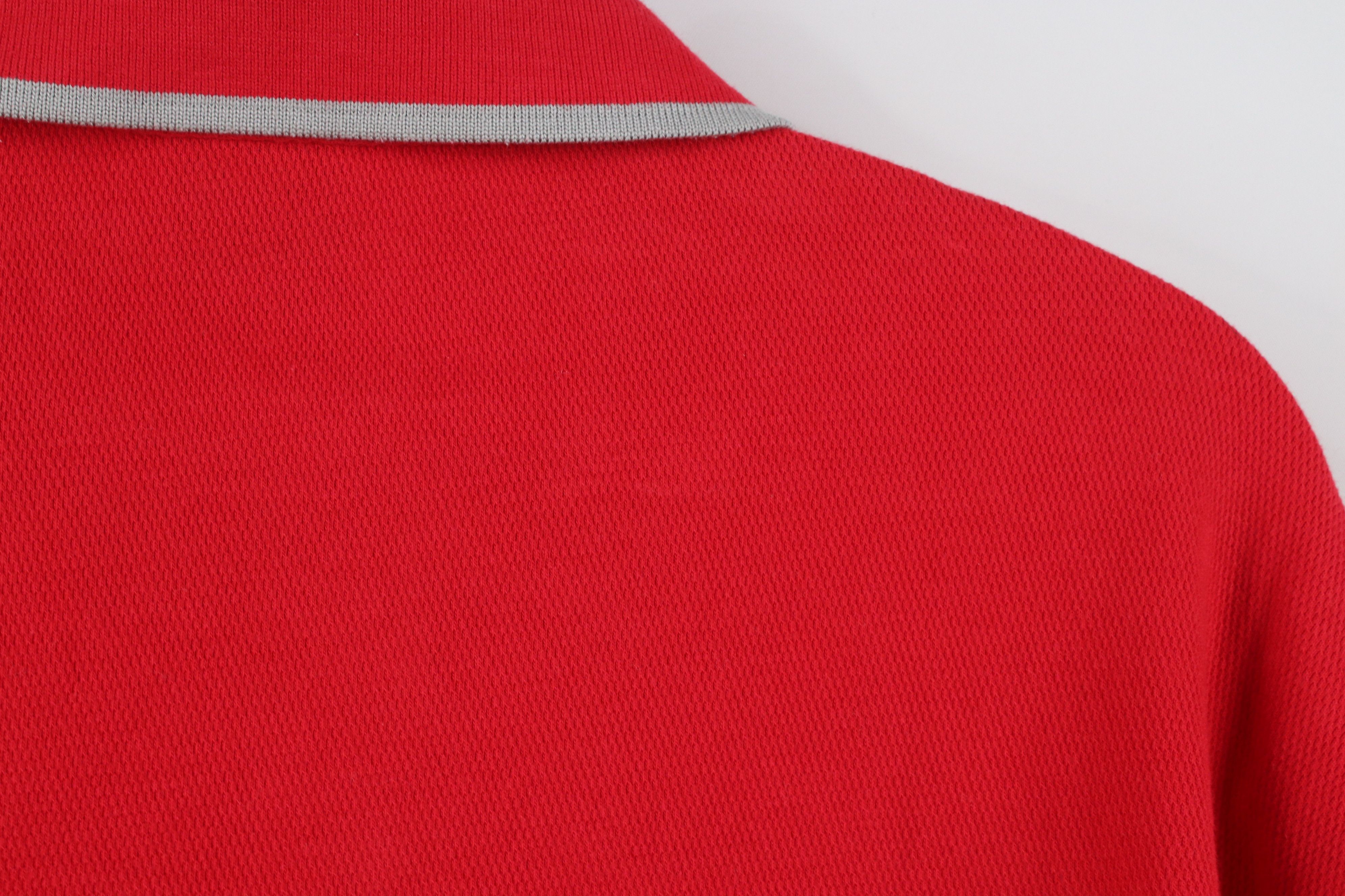 Nike Vintage Nike Knit Ohio State University Golf Polo Shirt Red Size US L / EU 52-54 / 3 - 12 Thumbnail