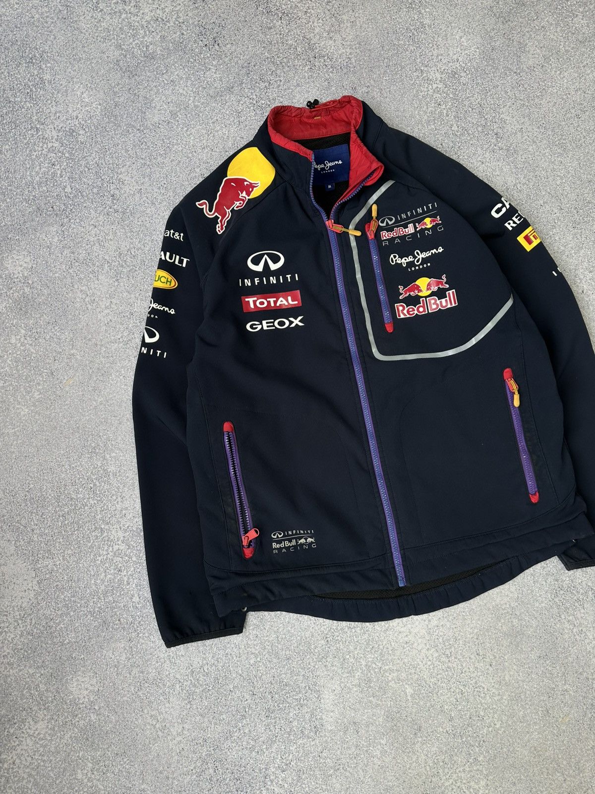 Red Bull Red Bull Racing Formula 1 Men’s Pepe Jeans Softshell Jacket Size US M / EU 48-50 / 2 - 2 Thumbnail