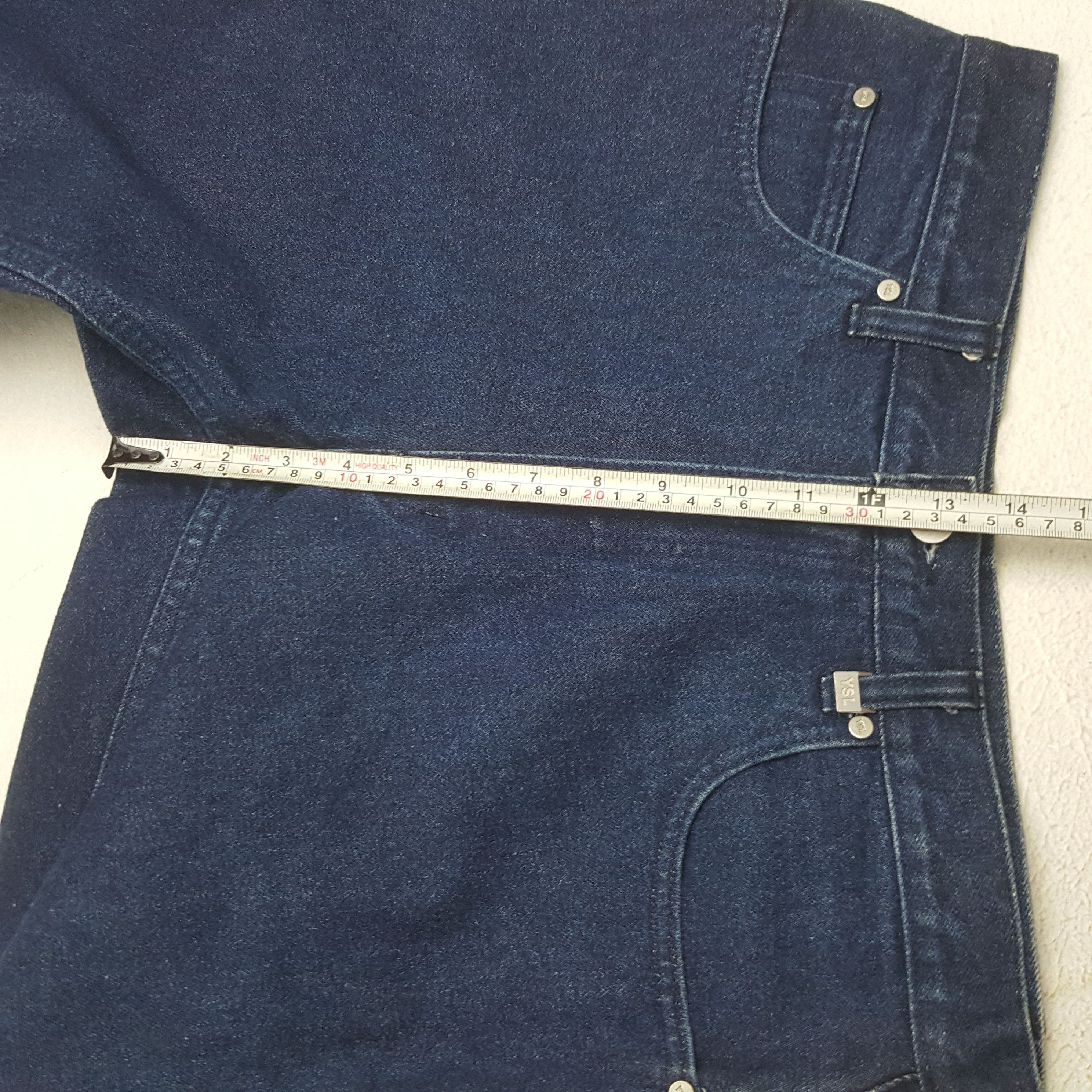 Designer Vintage Saint Laurent Italian Brand Denim Jeans C280N33 Size US 32 / EU 48 - 10 Thumbnail