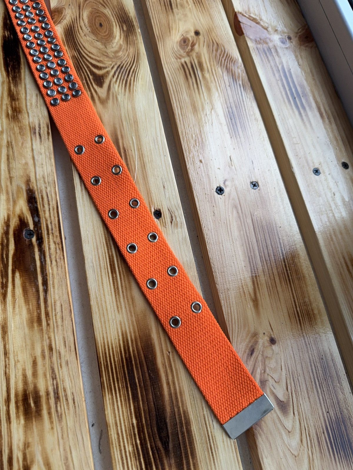 Japanese Brand 00s Opium Alt Punk Japanese Y2K Studded Canvas Belt Skater Size ONE SIZE - 7 Thumbnail