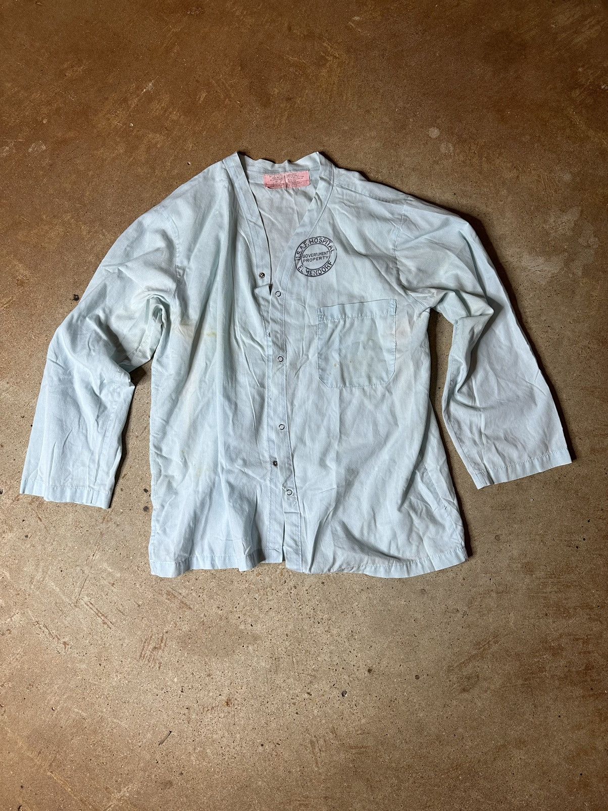 Vintage Vintage 80s Alaskan Mental Health Ward Patient Shirt Size US M / EU 48-50 / 2 - 1 Thumbnail