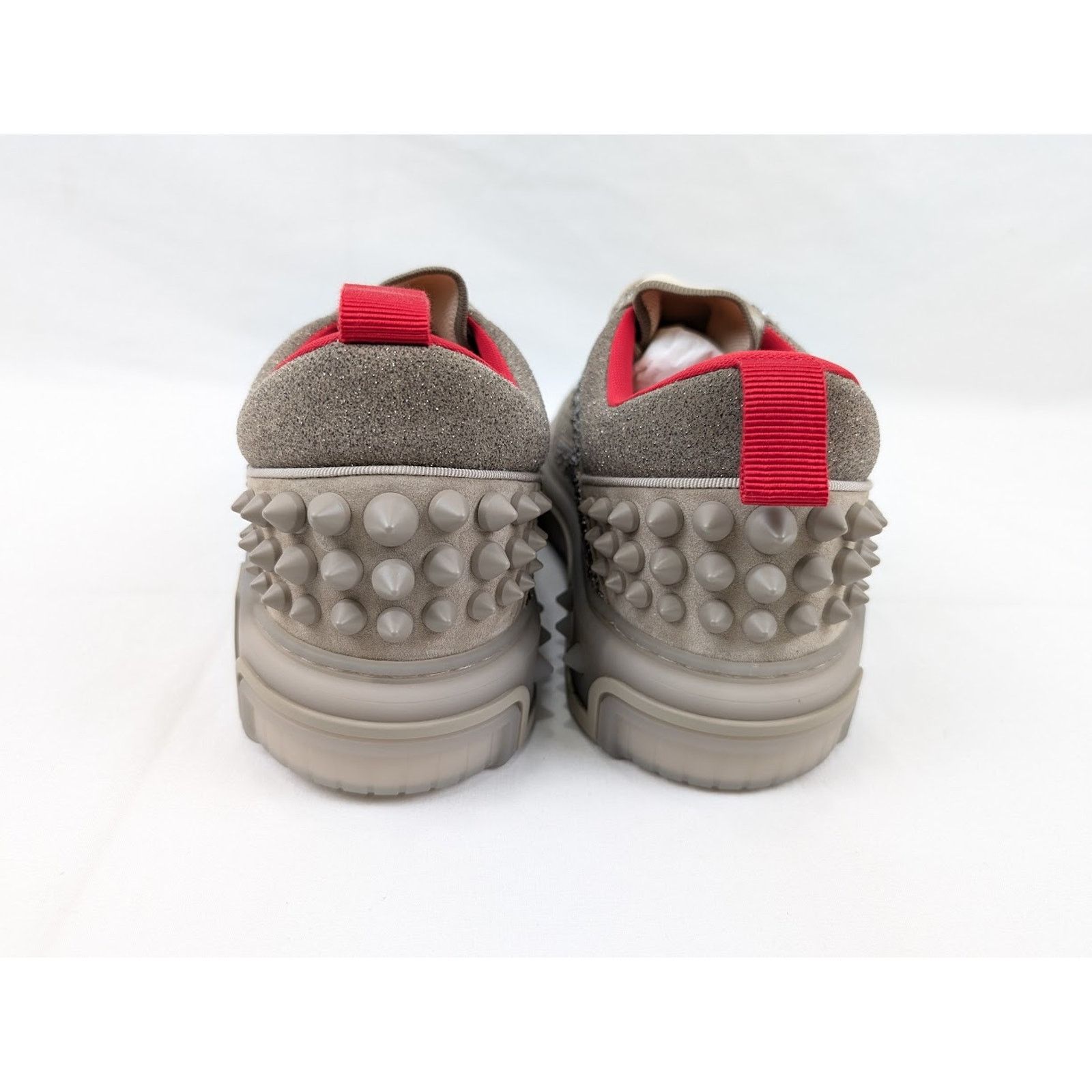 Christian Louboutin o1rshd1 Astro Loubi Strass Flat Sneakers in Saharienne Size US 12 / EU 45 - 16 Thumbnail