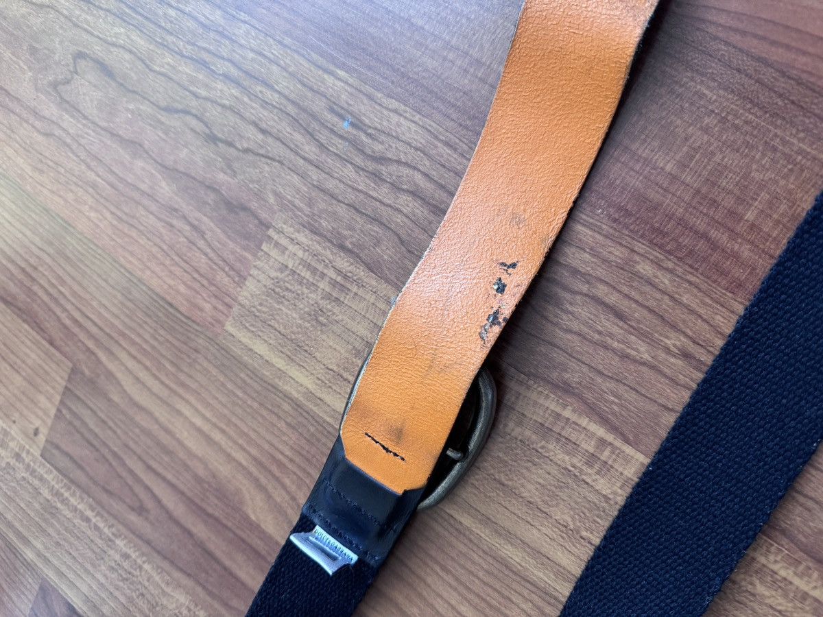 Dolce & Gabbana Vintage Dolce & Gabbana (D&G) Canvas & Leather Logo Belt Size 42 - 9 Thumbnail