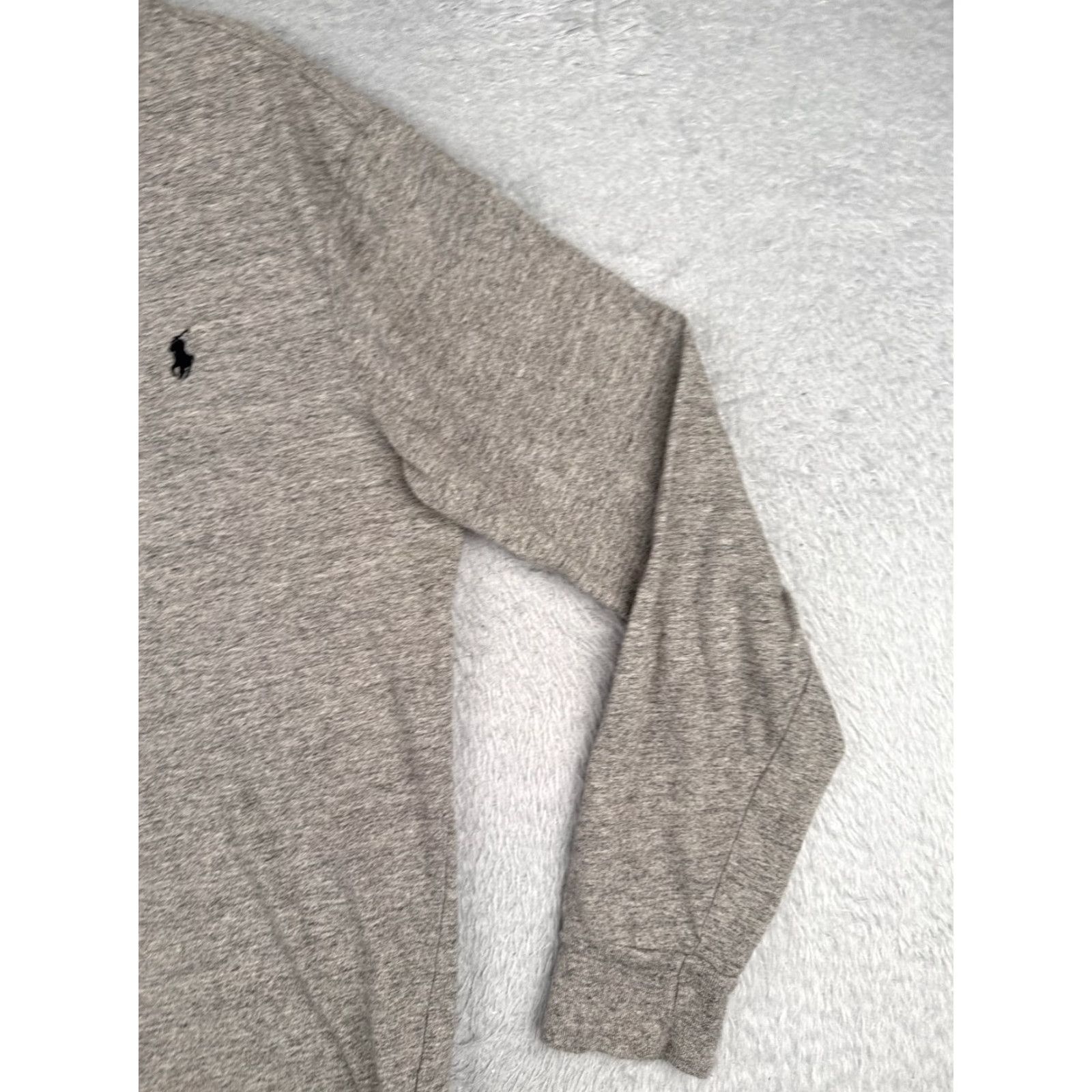 Polo Ralph Lauren Polo Ralph Lauren Shirt Men M Gray Crew Neck Long Sleeve Cotton Jersey Logo - Regular Fit, All Seasons Size US M / EU 48-50 / 2 - 2 Thumbnail