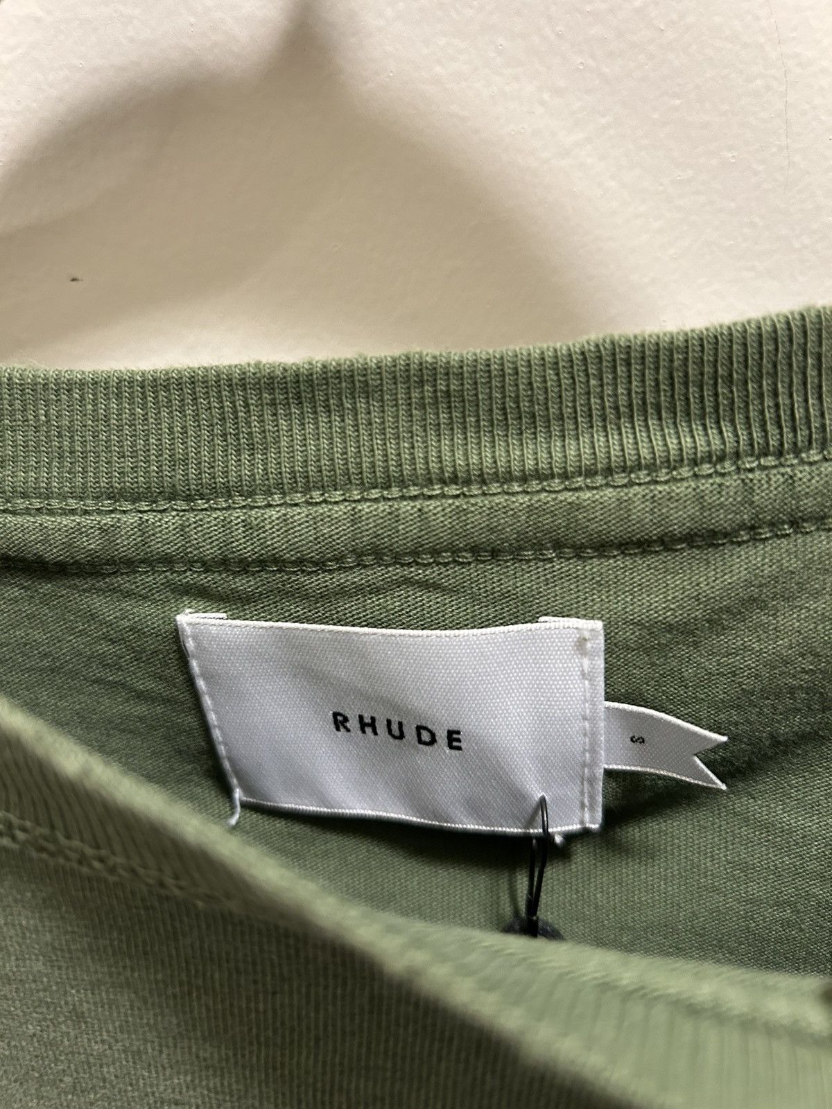 Rhude Rhude sundry olive reverse tee Size US S / EU 44-46 / 1 - 4 Thumbnail