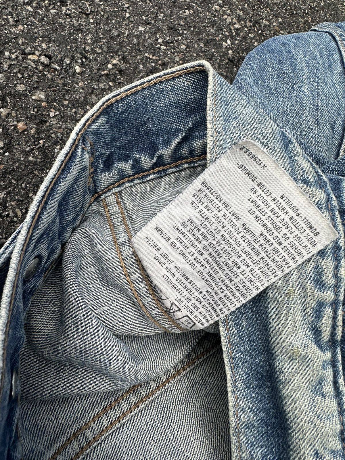 Levi's Vintage Clothing Vintage Levis Denim jacket VERY RARE!!! Jeans USA distressed Size US L / EU 52-54 / 3 - 11 Thumbnail