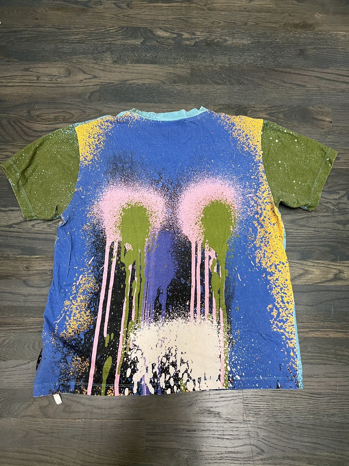 Off-White × Virgil Abloh Off-White x Katsu spray paint T-shirt Size US XL / EU 56 / 4 - 3 Thumbnail