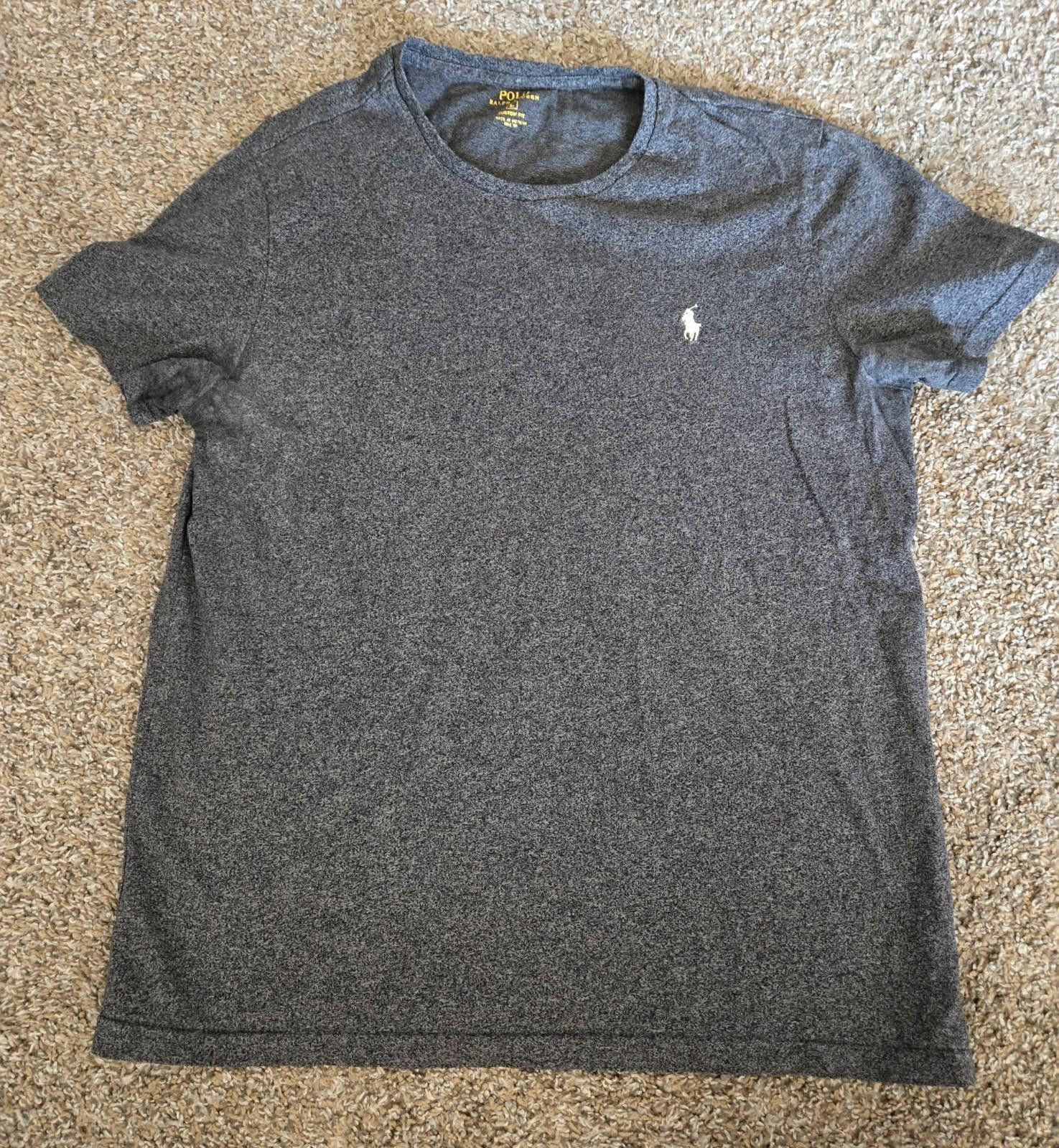 Polo Ralph Lauren Polo Ralph Lauren Men’s Grey Custom Slim Fit T Shirt sz L Size US L / EU 52-54 / 3 - 1 Thumbnail