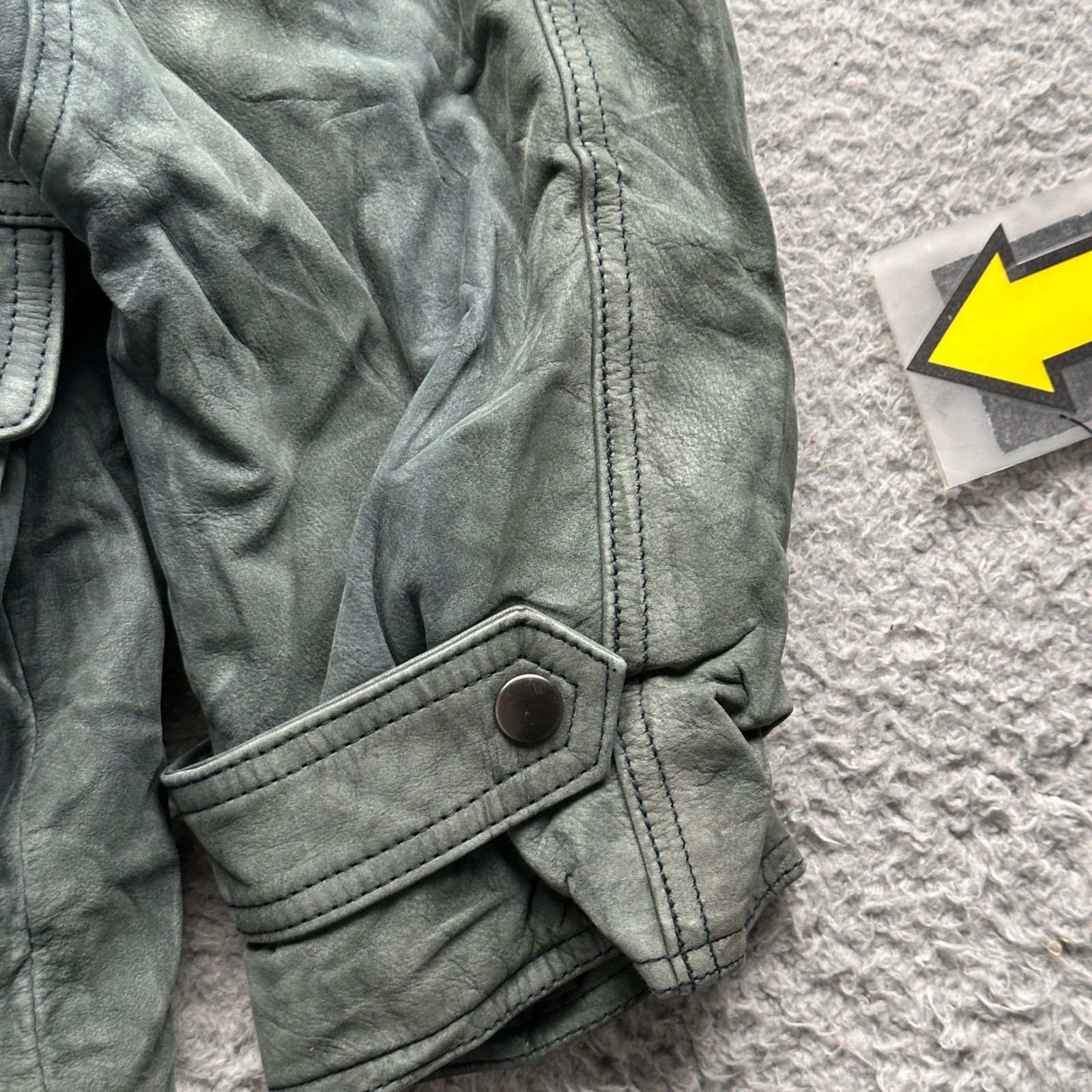 Other Vintage Aggio Thermolite Quilt Suede Leather Jacket Mens M Size US M / EU 48-50 / 2 - 9 Thumbnail