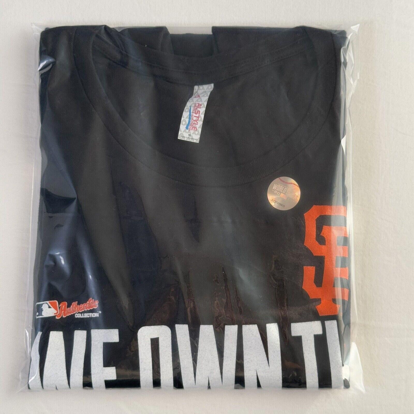 MLB NWT MLB San Francisco Giants Pennant T-Shirt NL Champs 2014 Size ONE SIZE - 9 Thumbnail