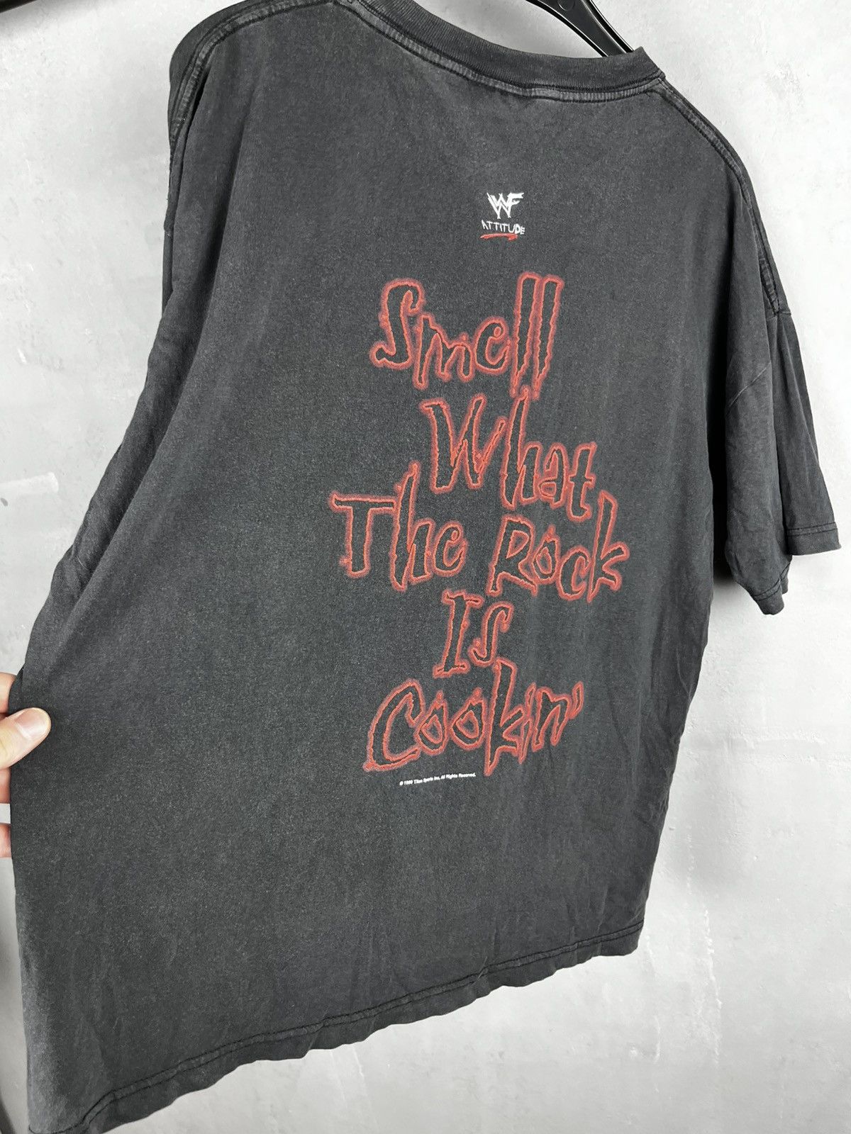 WWE WWF THE ROCK 99 XL T-SHIRT VINTAGE DWAYNE JOHNSON Size US XL / EU 56 / 4 - 4 Thumbnail