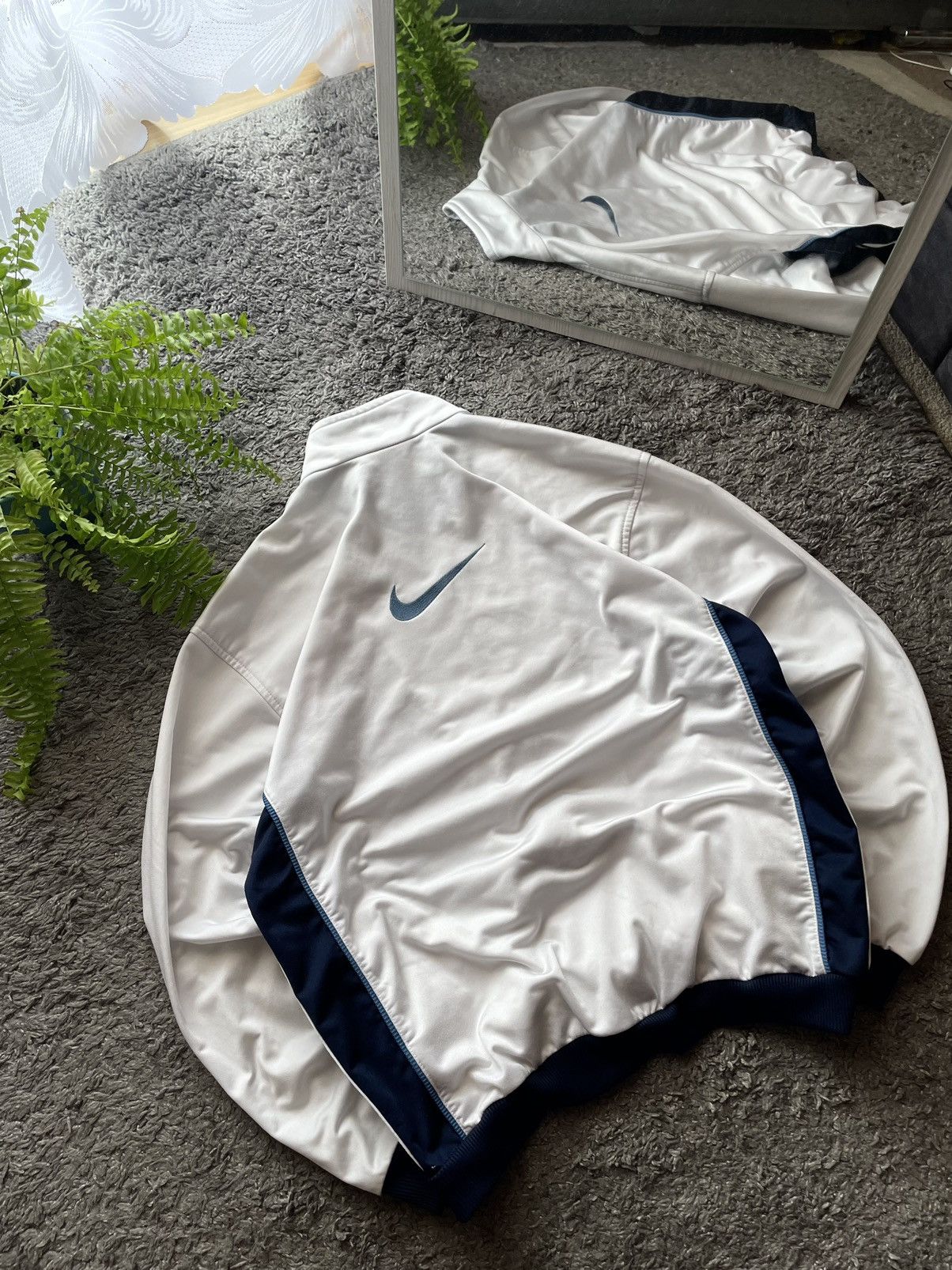 Nike × Vintage 90s Zip-Hoodie Nike Vintage Streetwear Big Logo Rare Swoosh Size US M / EU 48-50 / 2 - 2 Thumbnail