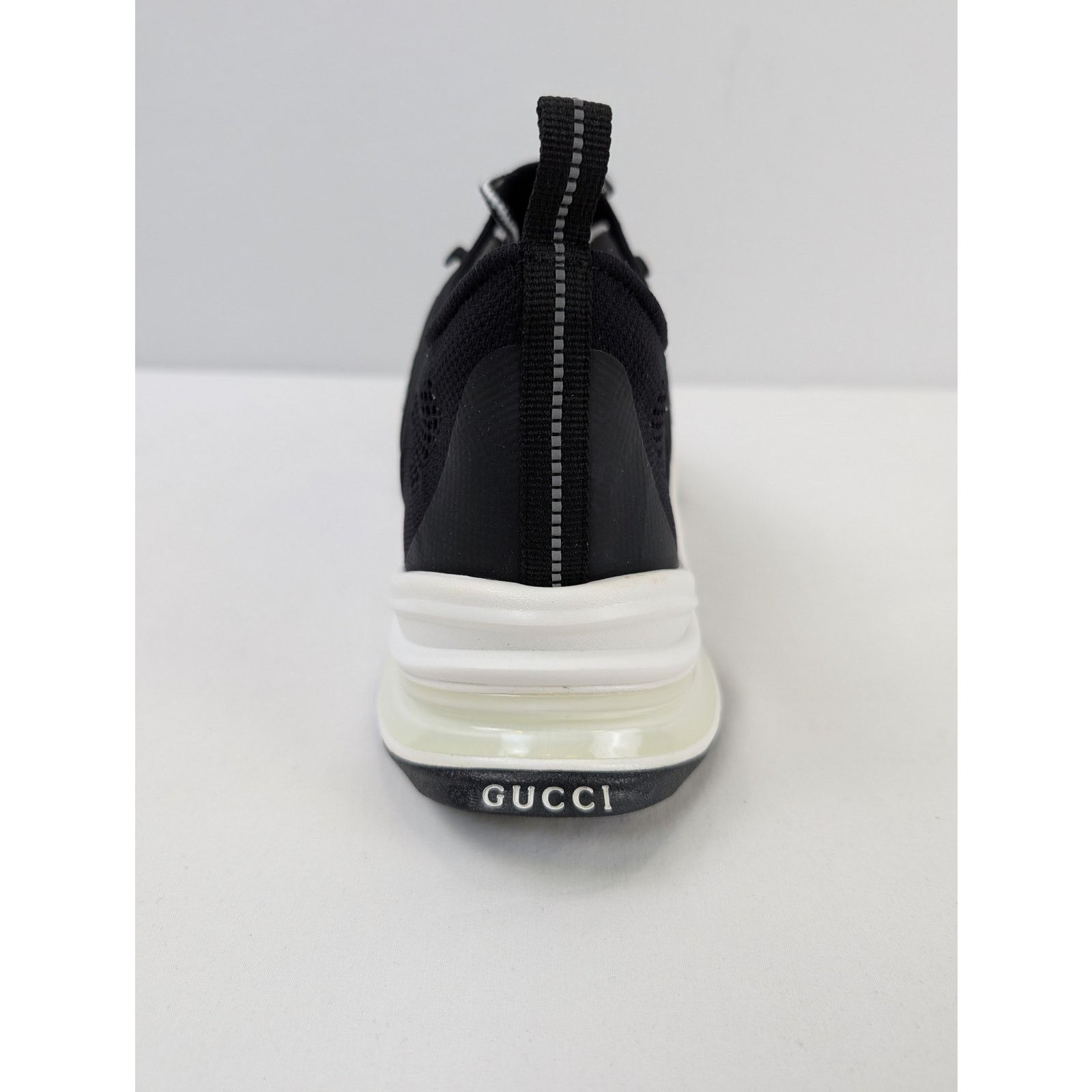 Gucci o1rshd1 Men's Run Sneakers in Black/White Size US 13 / EU 46 - 16 Thumbnail