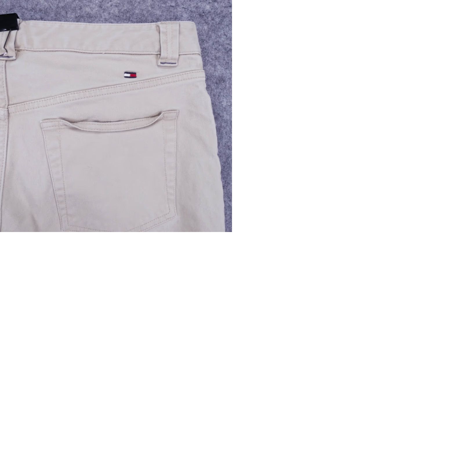 Tommy Hilfiger Tommy Hilfiger Pants Womens 8 Stretch Flat Front Boot Beige Button Fly Ladies Size 30" / US 8 / IT 44 - 9 Thumbnail
