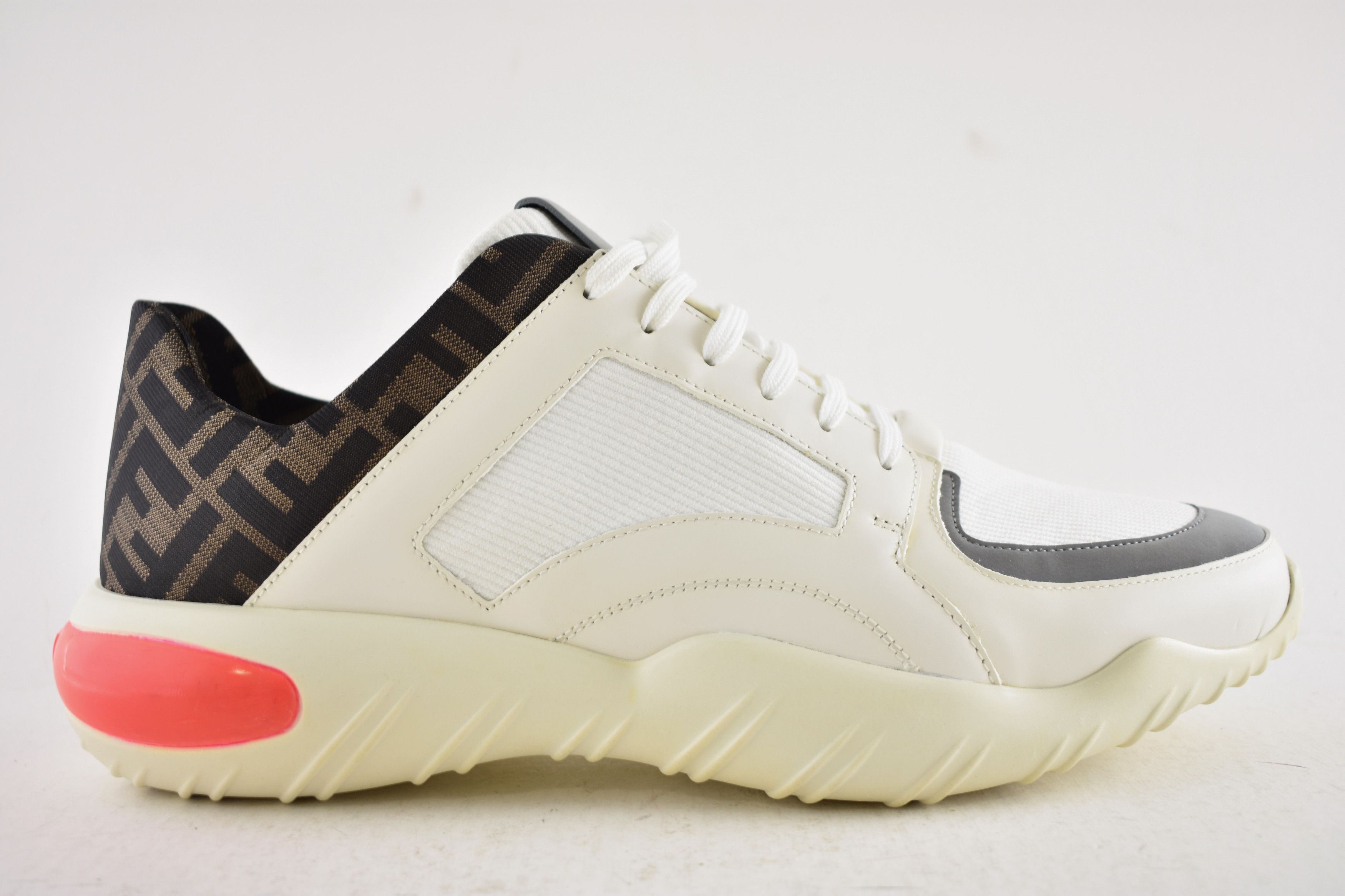 Fendi Fendi FF Tec Fabric Logo Sneaker Flat Trainer UK 9.5 US 10.5 Size US 10.5 / EU 43-44 - 2 Thumbnail