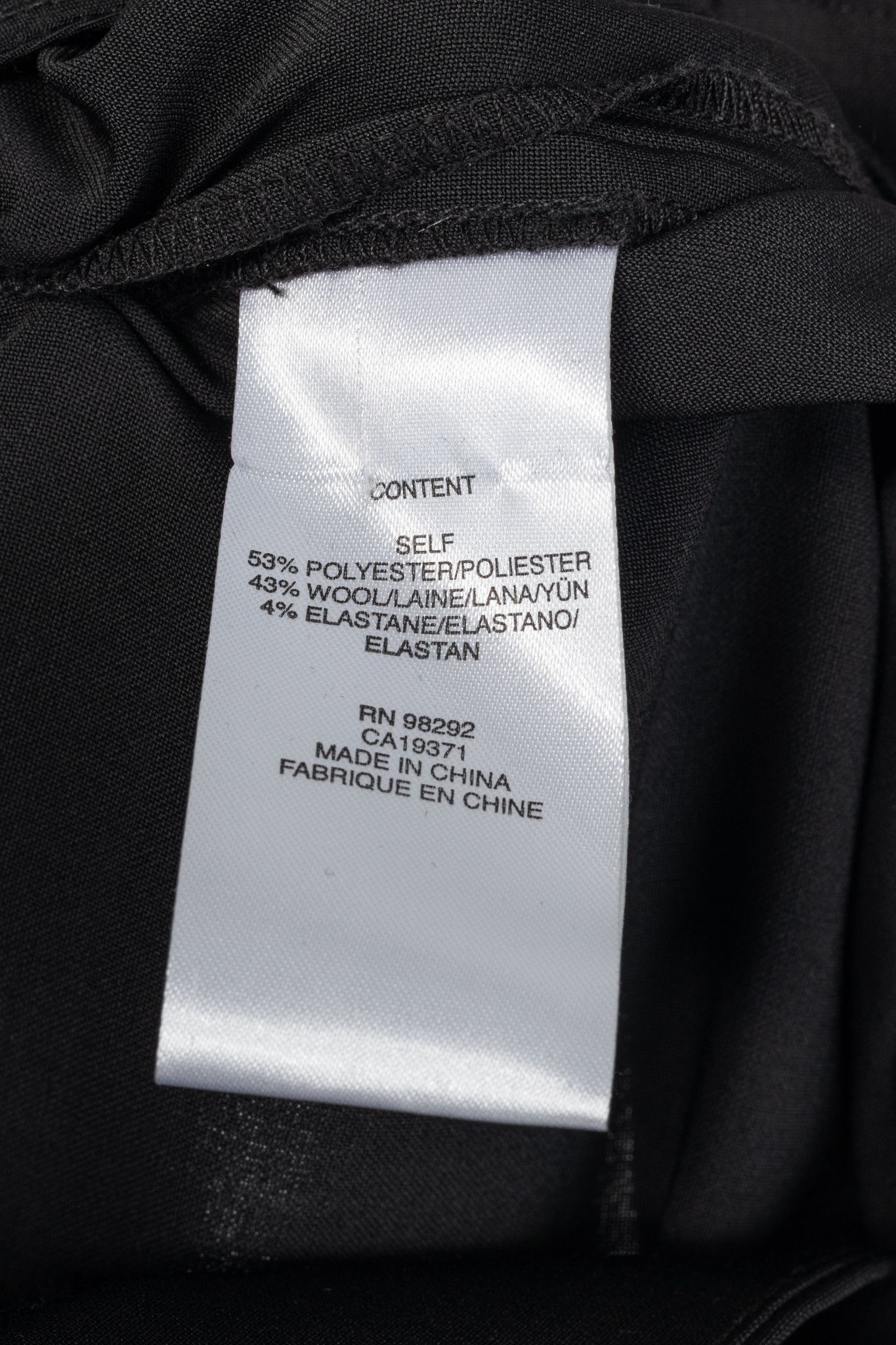 Tibi Tibi Stella Black Tropical Wool Removable-Ankle-Band Pants Size 27" / US 4 / IT 40 - 10 Thumbnail