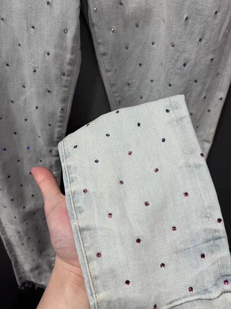Amiri Amiri Gradient Full Diamond Washed Jeans Size US 32 / EU 48 - 3 Thumbnail