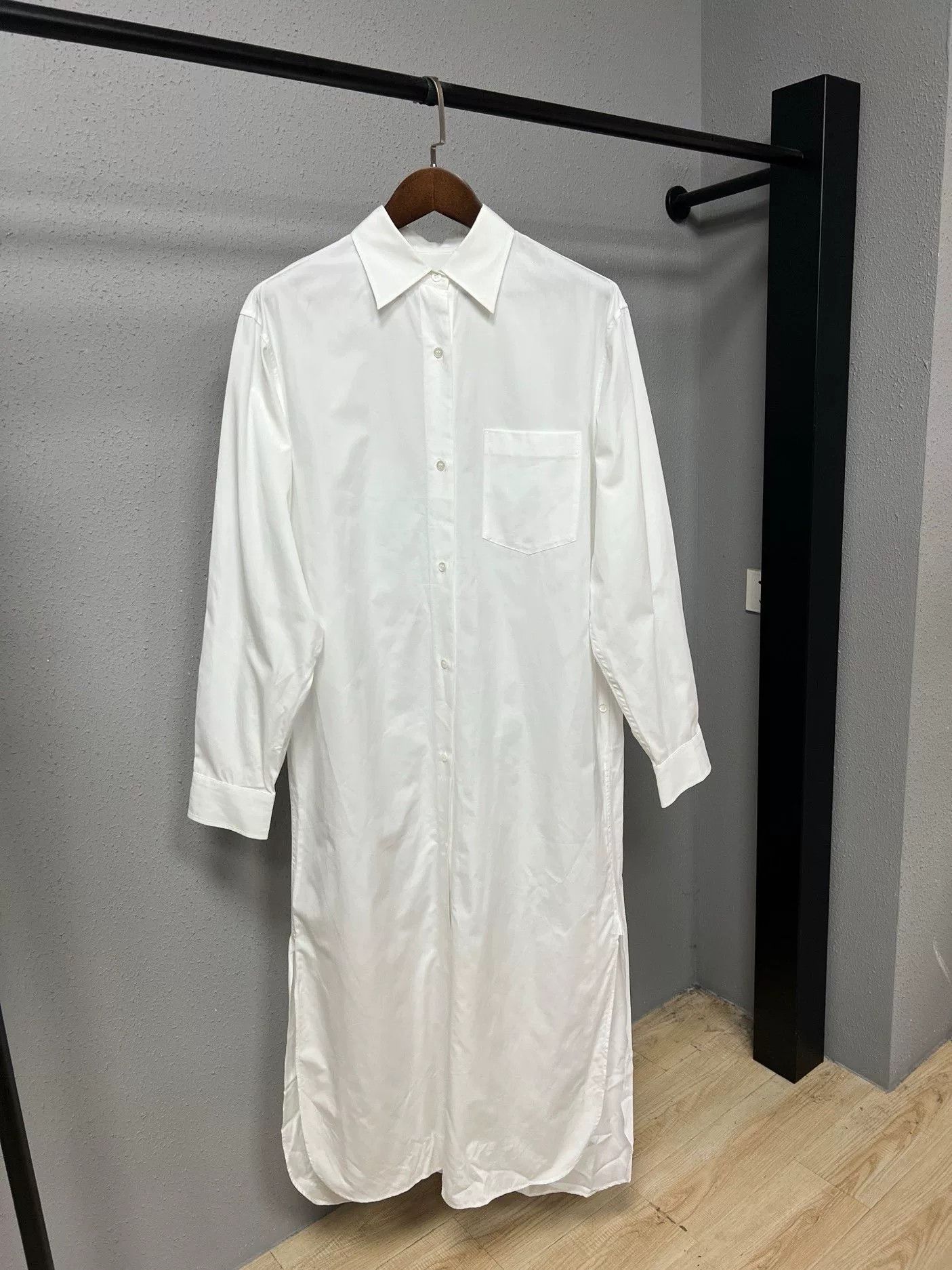 Dries Van Noten Dries van Noten White Shirt Dress Size S / US 4 / IT 40 - 1 Thumbnail