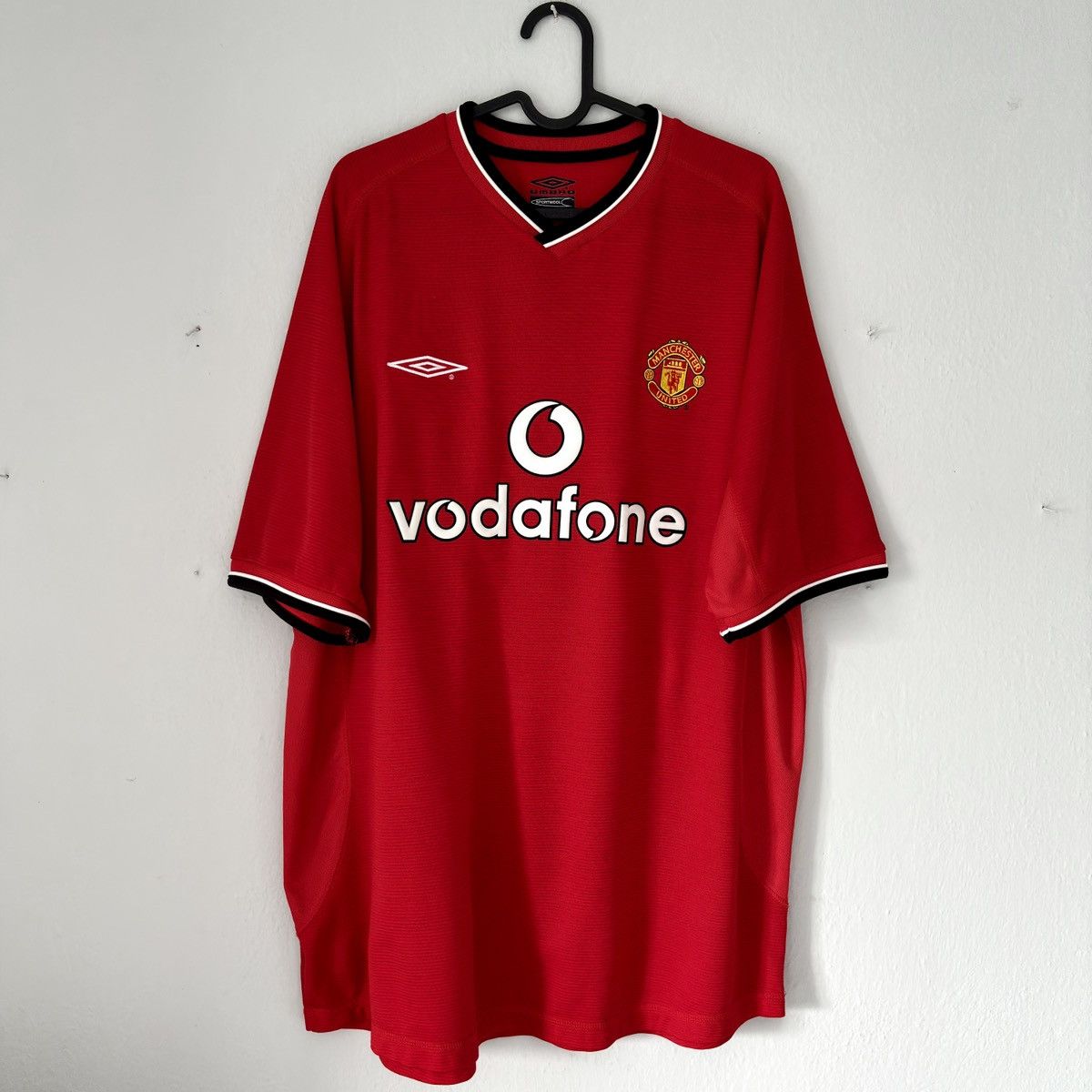 Umbro 2000 2002 Manchester United Umbro Home Vintage Soccer Jersey Size US XL / EU 56 / 4 - 3 Thumbnail