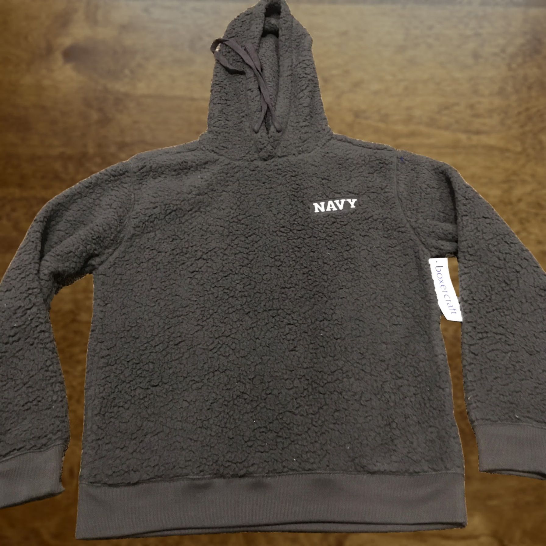 J Brand Boxercraft Navy gray mens M polyester pullover hoodie Nwt A16 brand Size US M / EU 48-50 / 2 - 1 Thumbnail