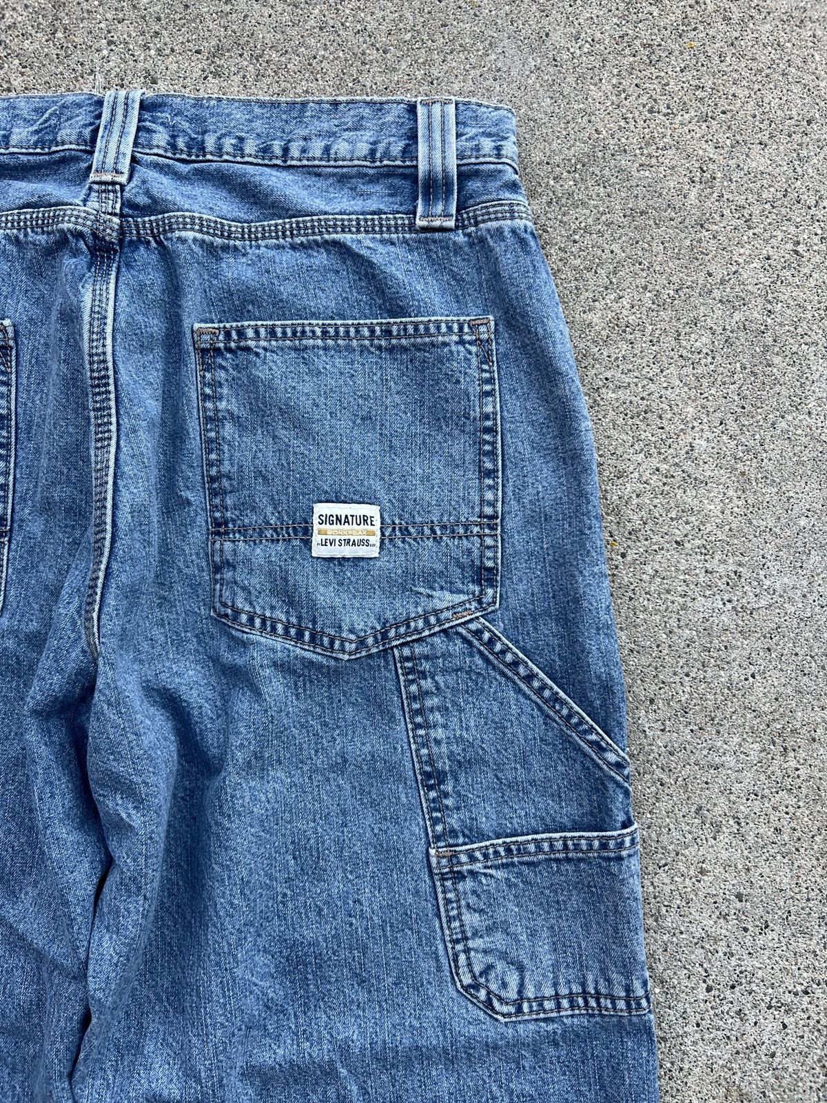 Levi's Vintage Y2K Levis L. Indigo Loose Carpenter Jeans Size 34x30 Size US 34 / EU 50 - 5 Thumbnail