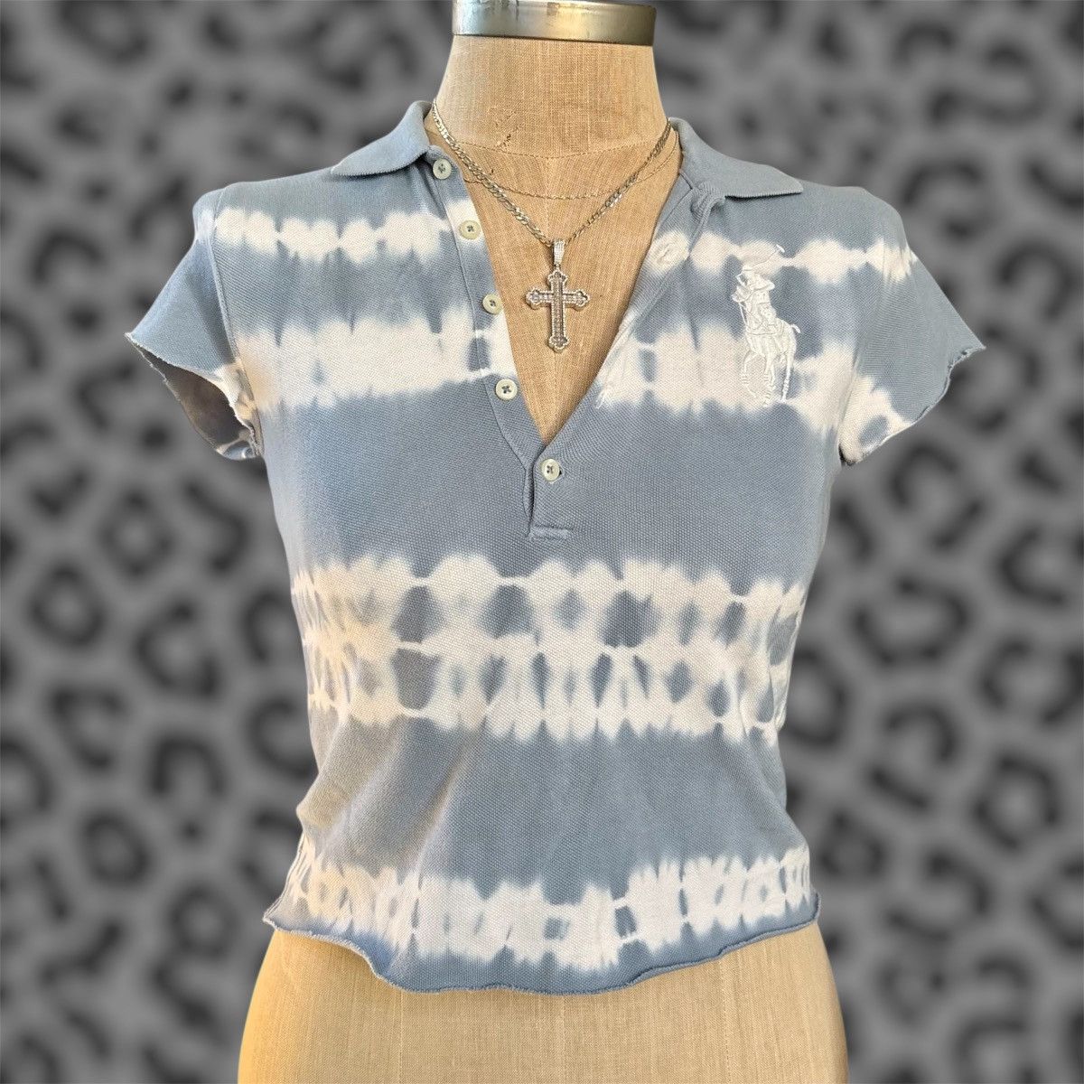 Polo Ralph Lauren Upcycled Ralph Lauren Polo Crop Size S / US 4 / IT 40 - 1 Thumbnail