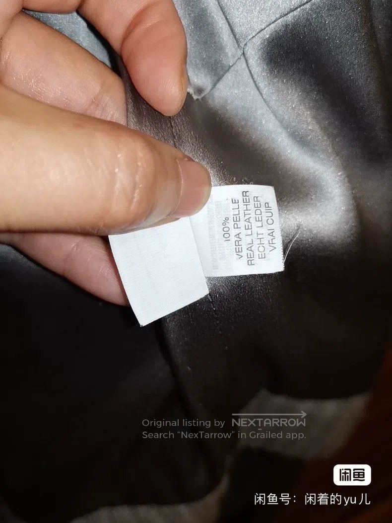 Brunello Cucinelli Brunello Cucinelli Leather and Cashmere Patchwork Size US XS / EU 42 / 0 - 4 Thumbnail