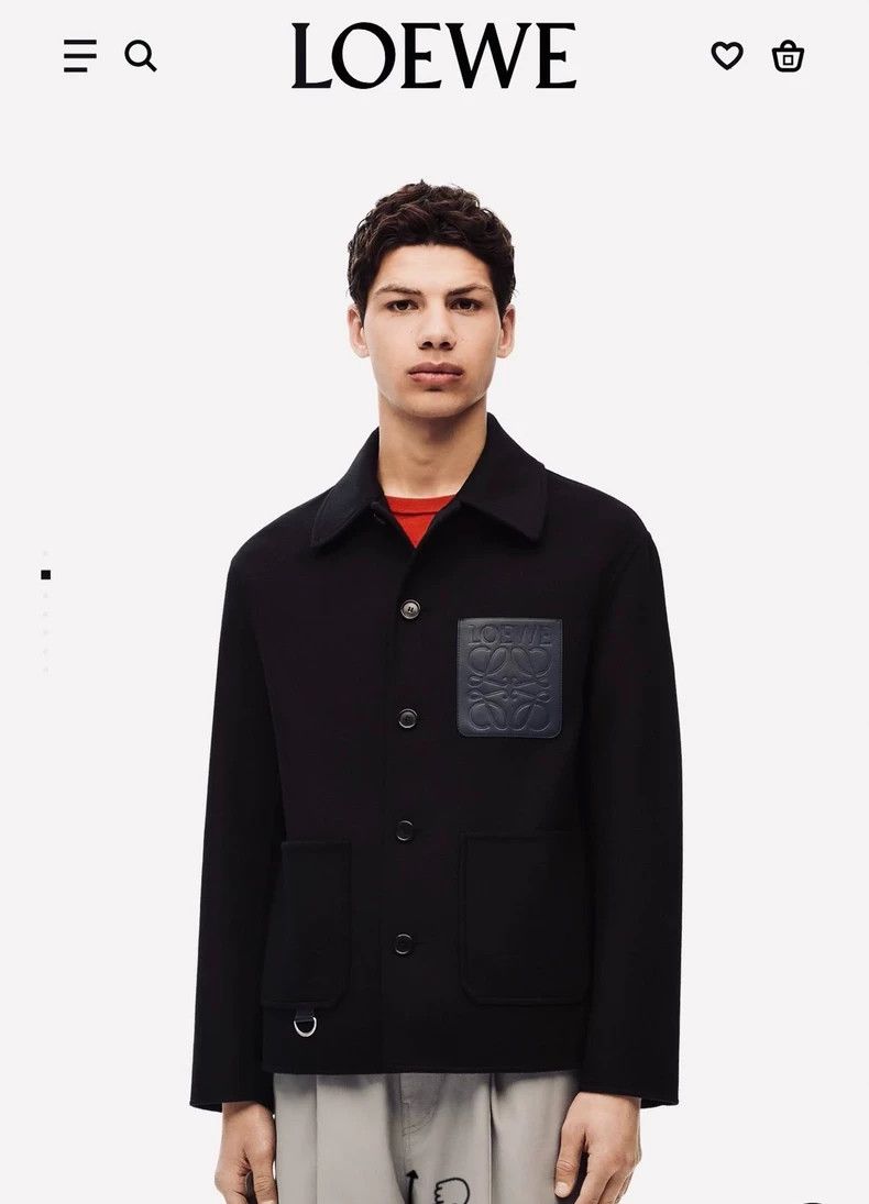 Loewe LOEWE Split-skin double-sided wool jacket coat Size US L / EU 52-54 / 3 - 1 Thumbnail