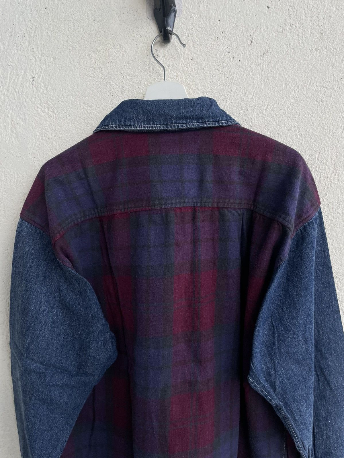 If Six Was Nine 2000s Hysteric Plaid Denim Flannel Y2K LGB RRL LGB japan Cdg Size US XXL / EU 58 / 5 - 9 Thumbnail