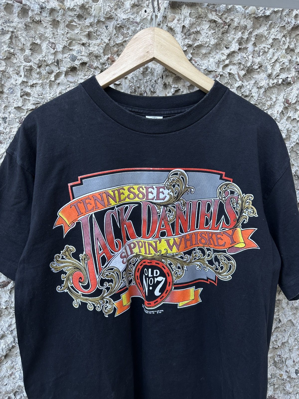 Other Vintage 1991 Jack Daniels promo 90s tee t-shirt Size US L / EU 52-54 / 3 - 3 Thumbnail