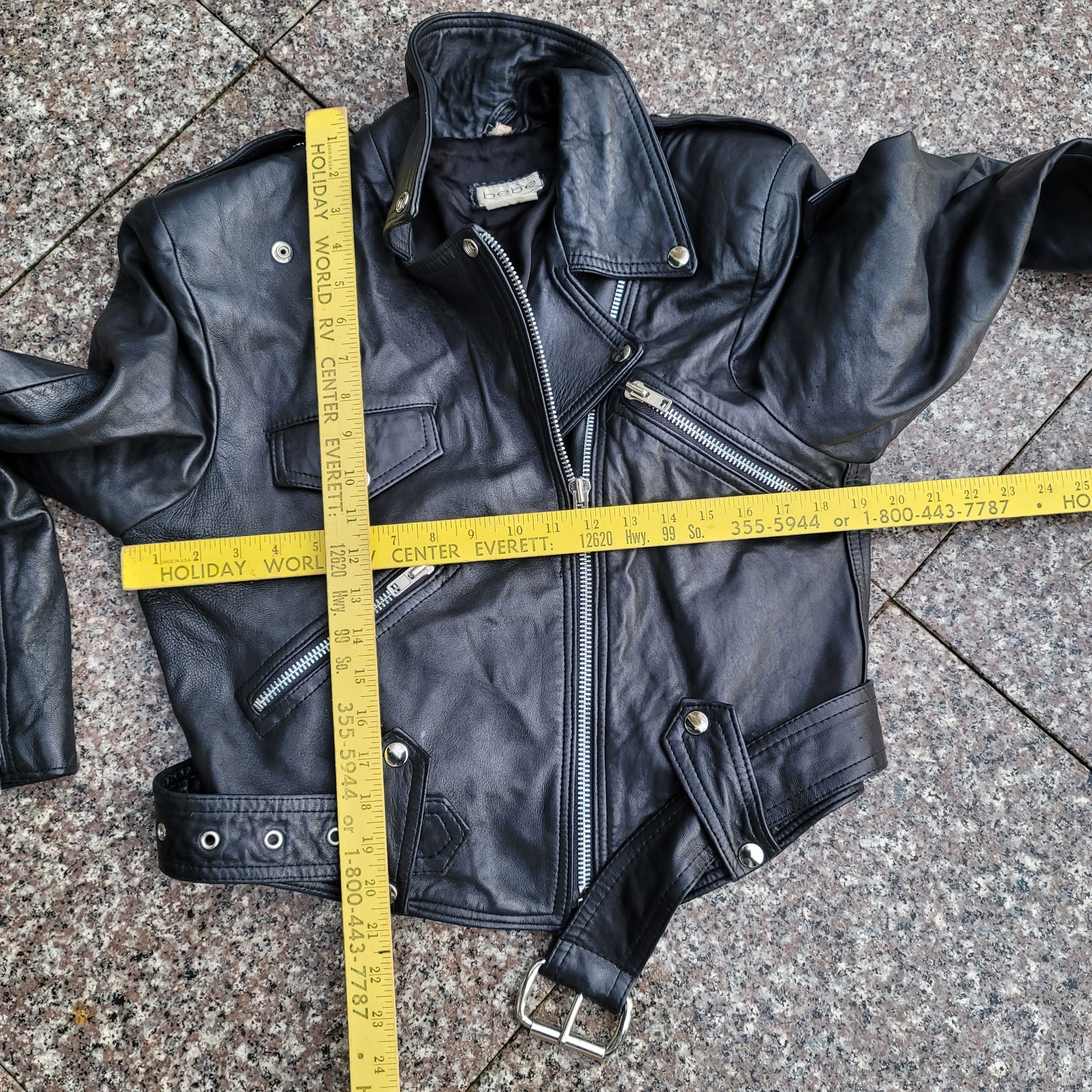Bebe Vintage BEBE leather motorcycle jacket Size S / US 4 / IT 40 - 3 Thumbnail