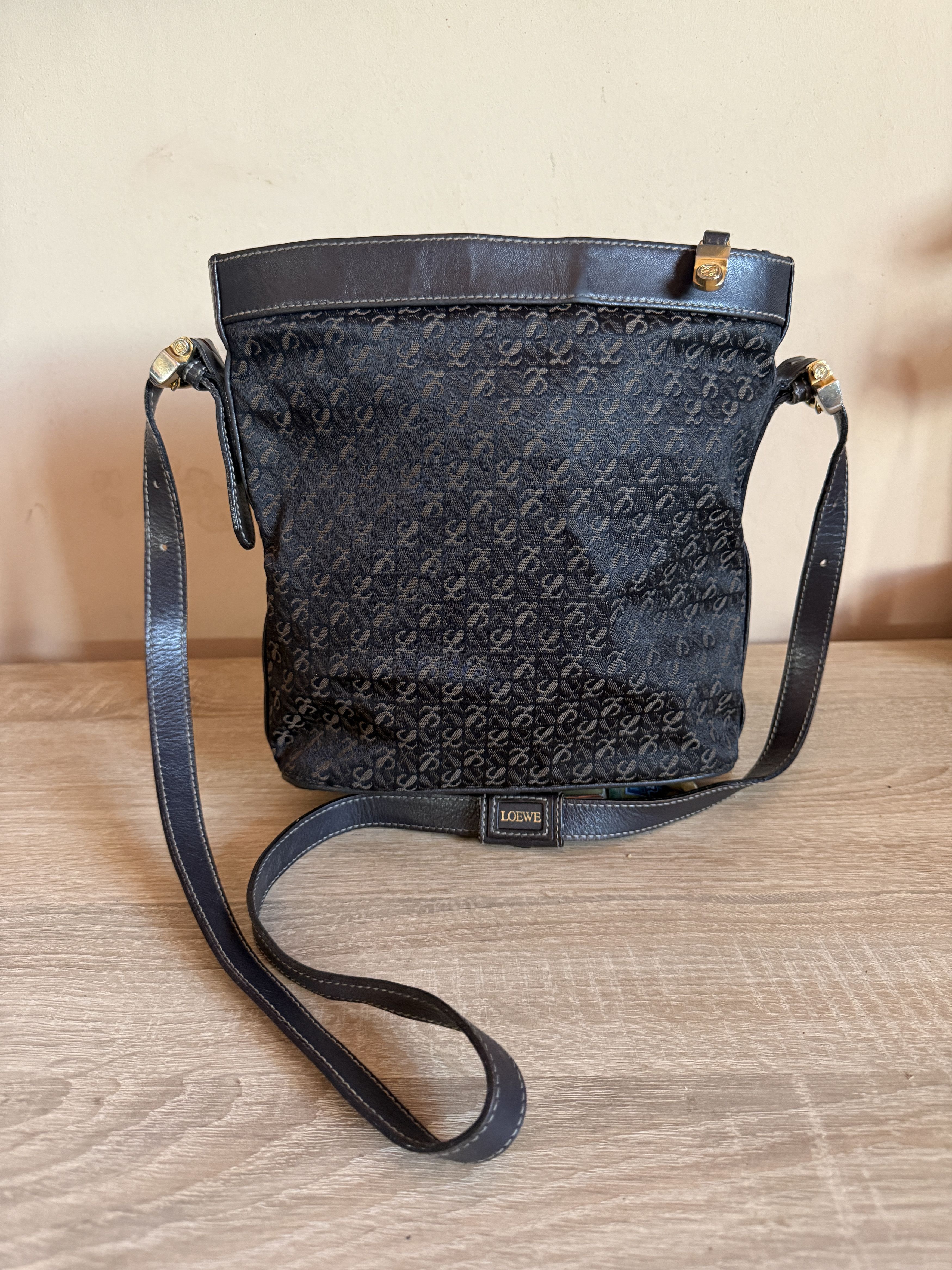 Loewe Loewe crossbody shoulder and handbag anagram canvas Size ONE SIZE - 1 Thumbnail