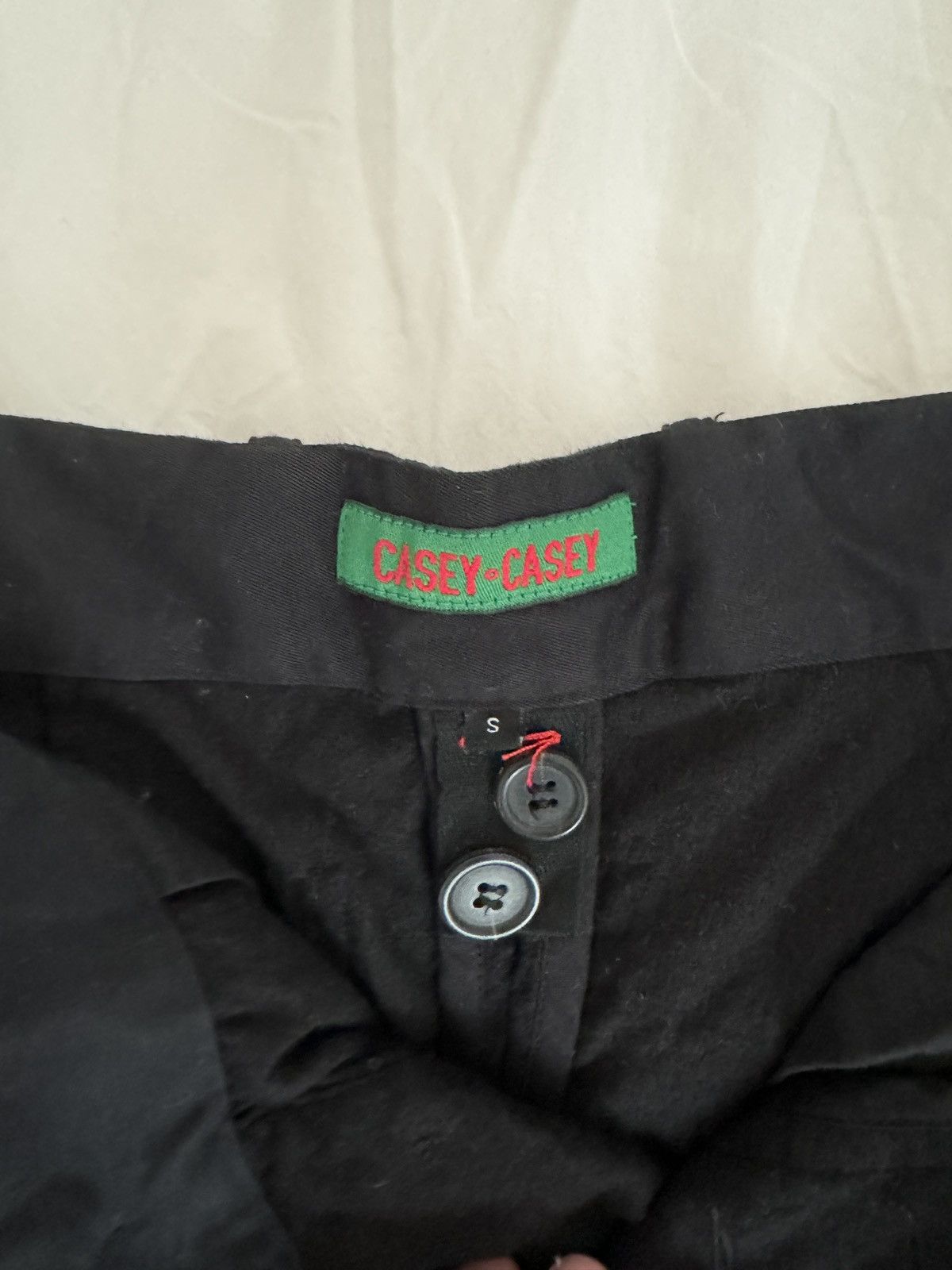 Casey Casey Black Wool Trousers Size US 30 / EU 46 - 3 Thumbnail