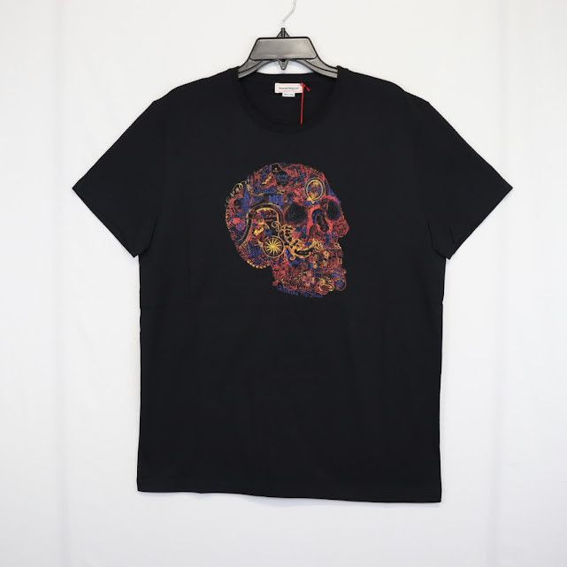 Alexander McQueen o1rshd1 T-Shirt in Black Size US L / EU 52-54 / 3 - 1 Thumbnail