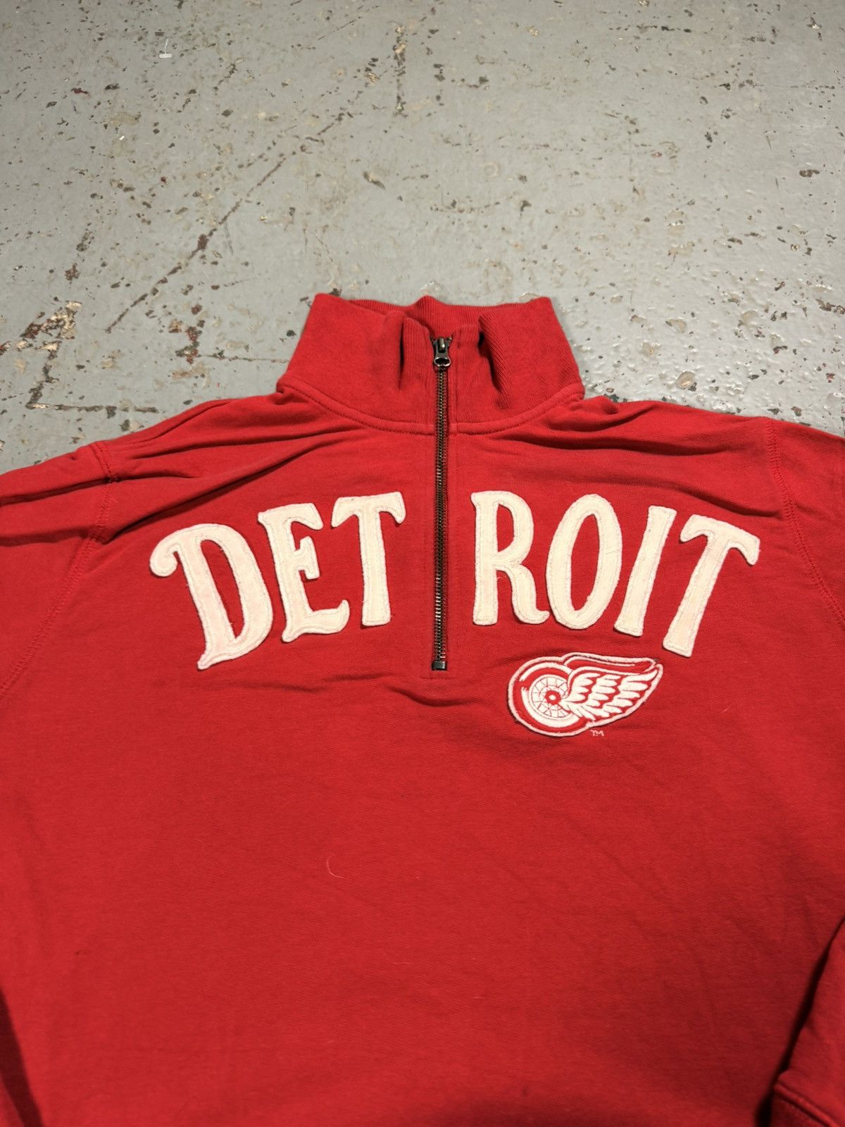 NHL Detroit Red Wings Quarterzip Sweater Size US M / EU 48-50 / 2 - 2 Thumbnail